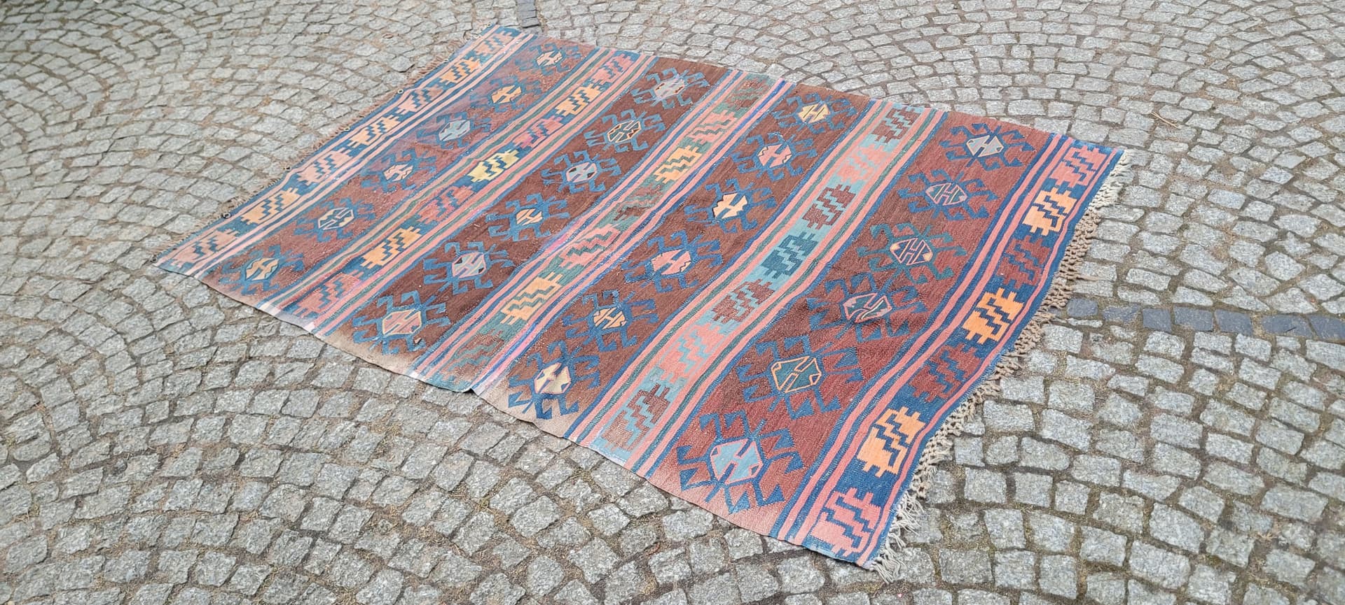 Kilim kurdyjski, multikolor, wełna, Iran, początek XX w. - 289434