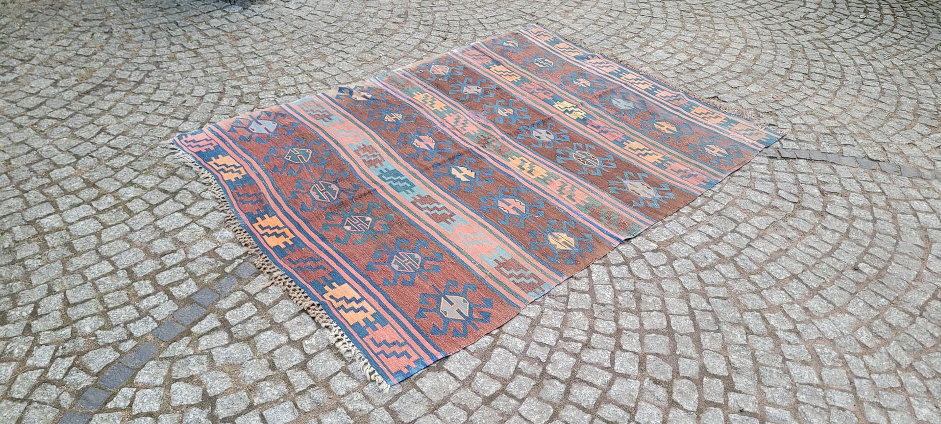 Kilim kurdyjski, multikolor, wełna, Iran, początek XX w. - 289428