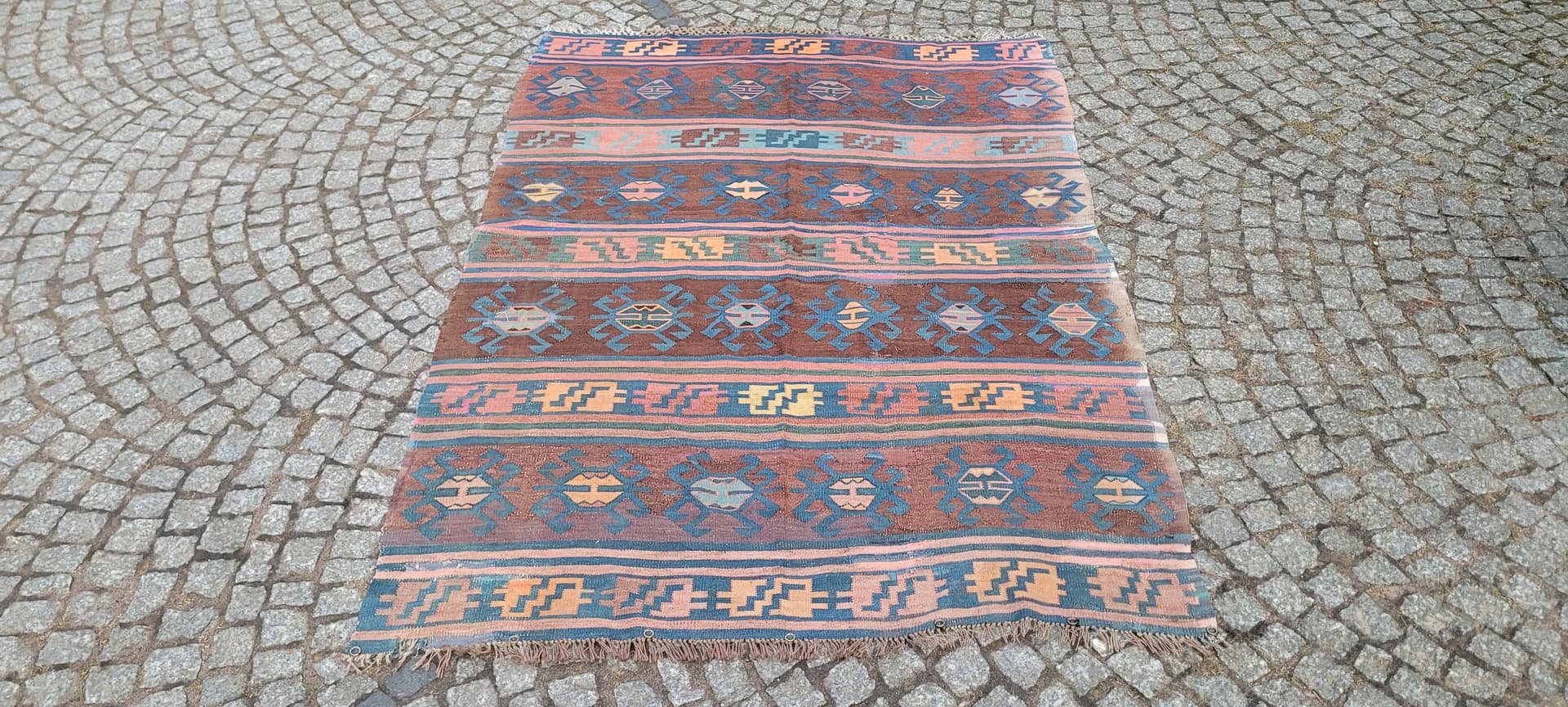 Kilim kurdyjski, multikolor, wełna, Iran, początek XX w. - 289431