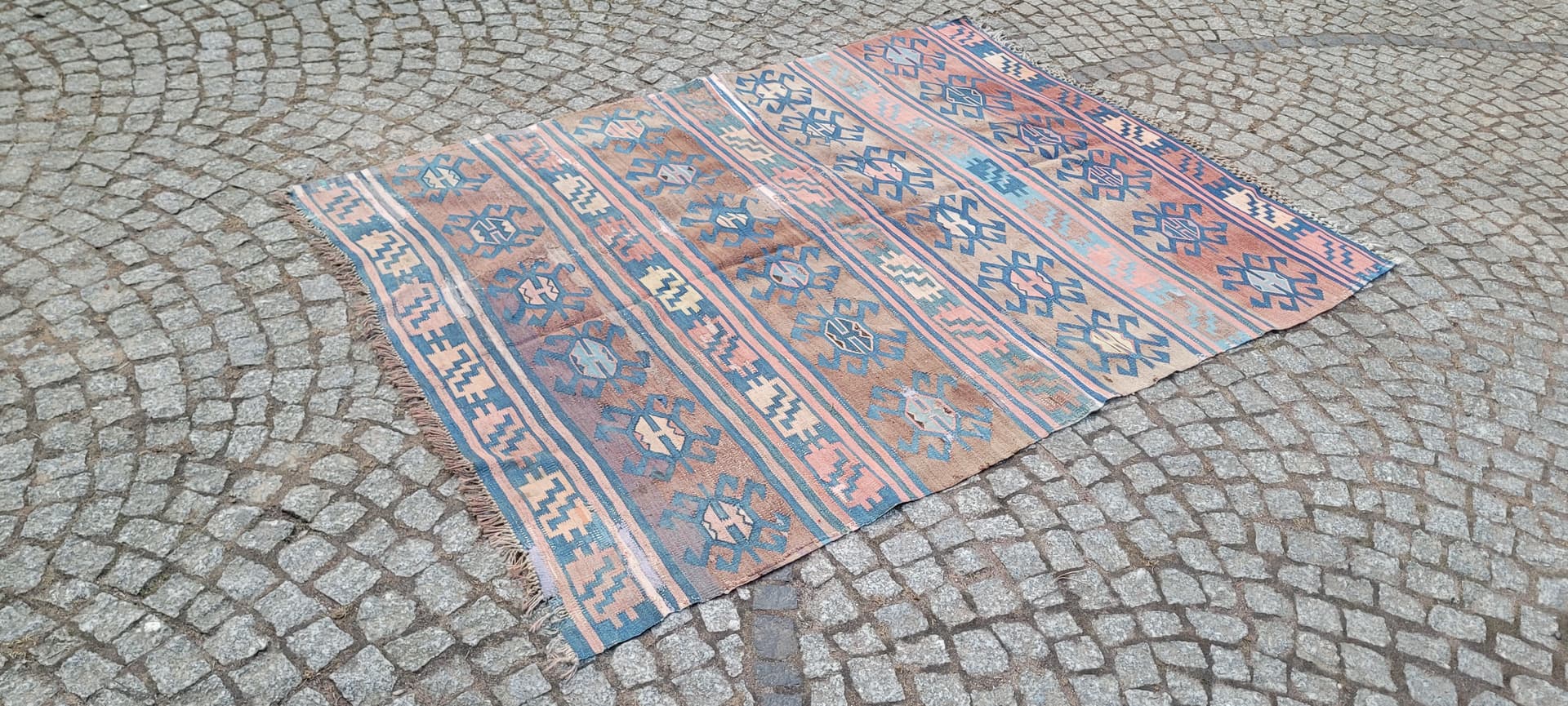 Kilim kurdyjski, multikolor, wełna, Iran, początek XX w. - 289433