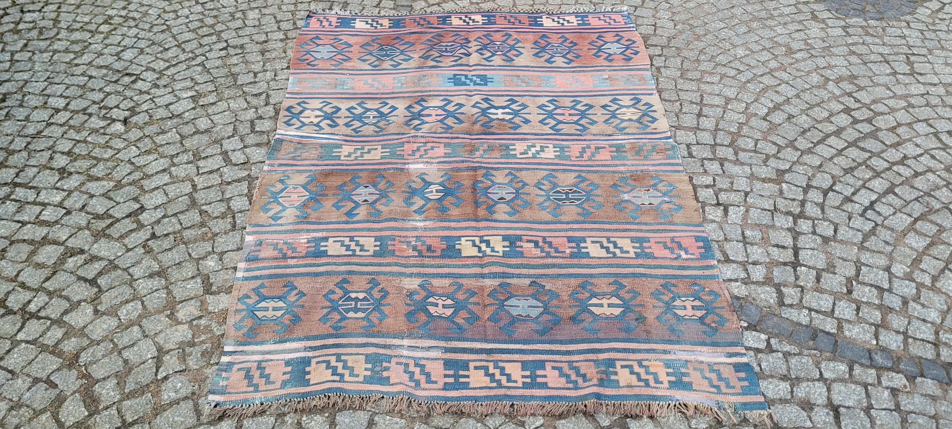 Kilim kurdyjski, multikolor, wełna, Iran, początek XX w. - 289435