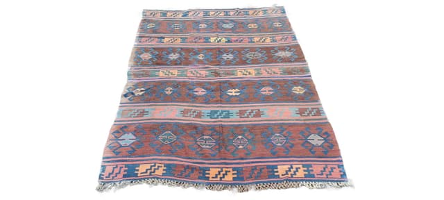 Kilim kurdyjski, multikolor, wełna, Iran, początek XX w. - WYMIARY