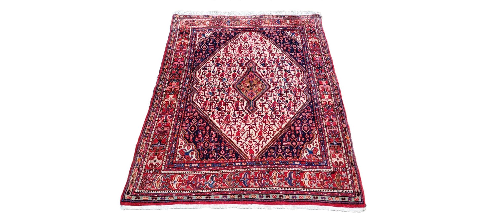 Dywan Senneh, multikolor, wełna, Iran, lata 70.