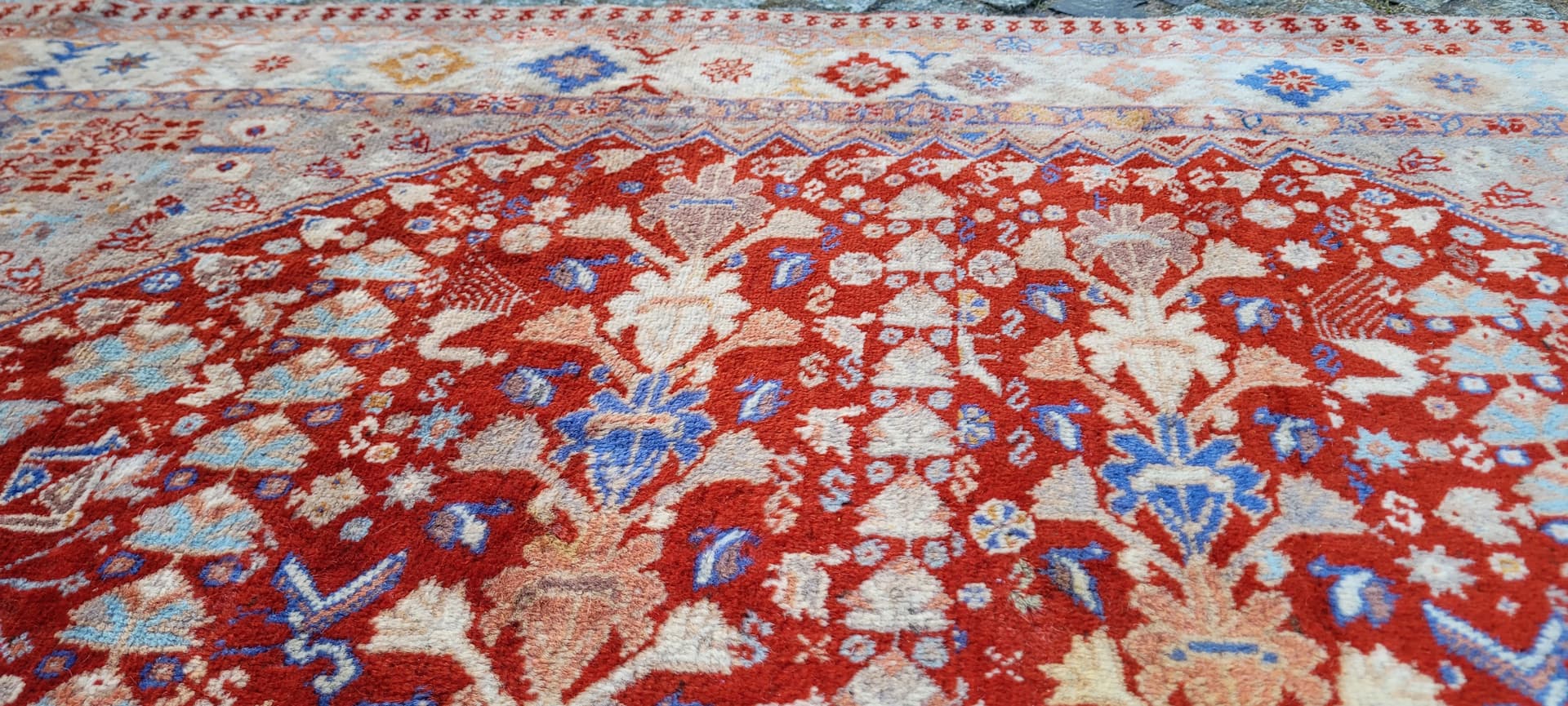 Dywan perski Yalameh, 200x245 cm, multikolor, wełna, Iran, lata 70. - 289485