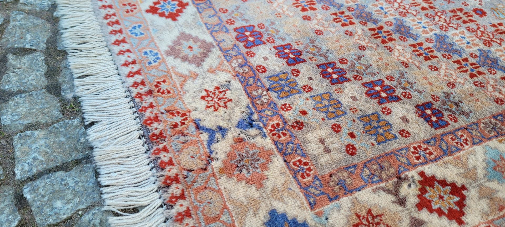 Dywan perski Yalameh, 200x245 cm, multikolor, wełna, Iran, lata 70. - 289486