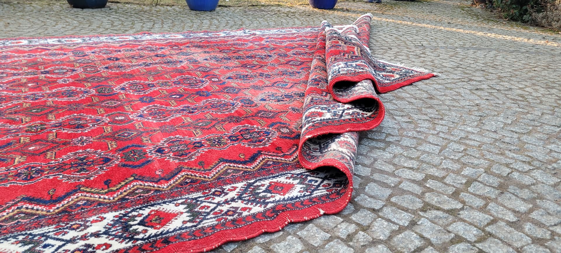 Dywan Ardabil, czerwony, wełna, Iran, 240x325 cm - 289499