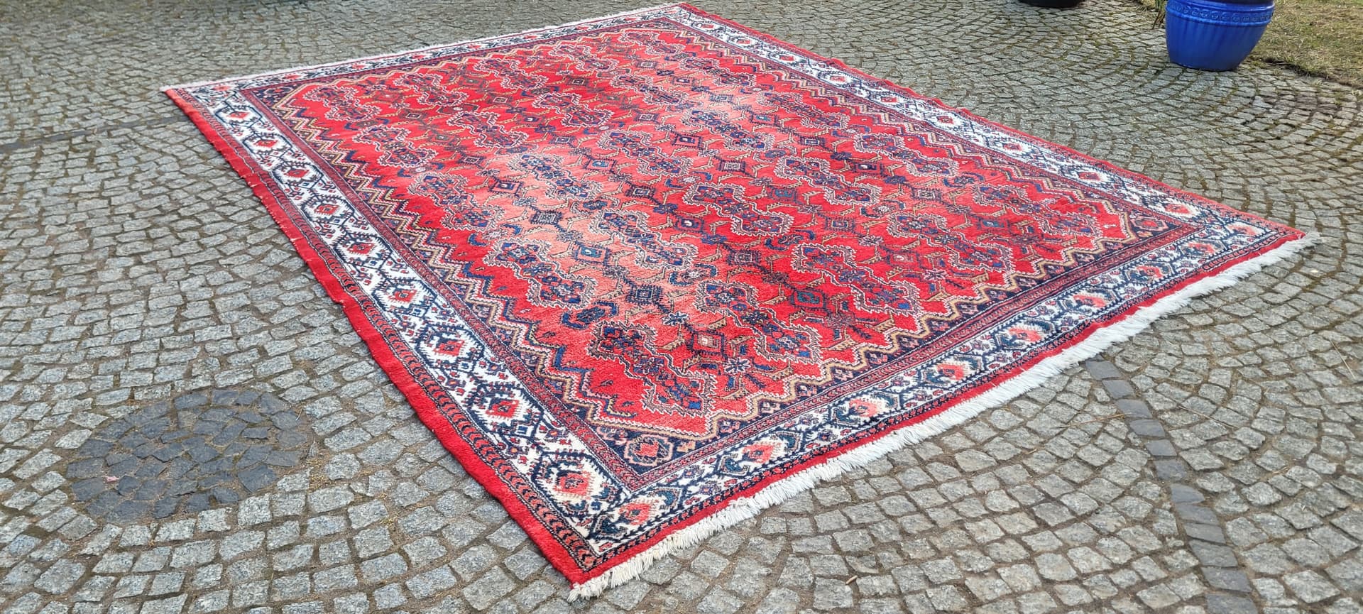 Dywan Ardabil, czerwony, wełna, Iran, 240x325 cm - 289502