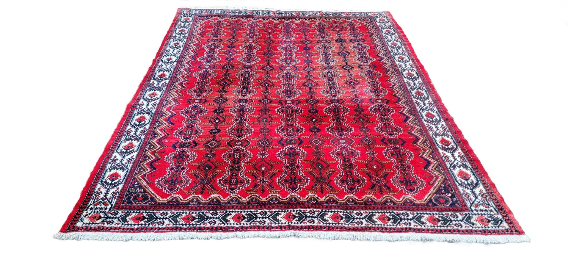 Dywan Ardabil, czerwony, wełna, Iran, 240x325 cm