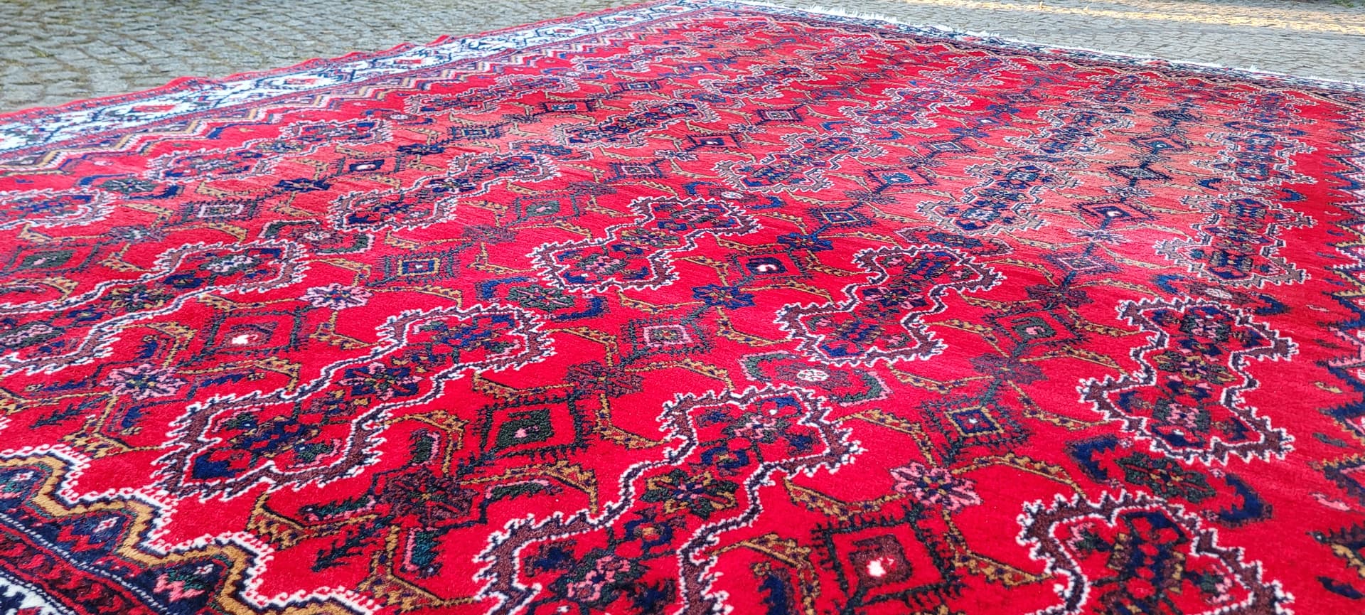 Dywan Ardabil, czerwony, wełna, Iran, 240x325 cm - 289505