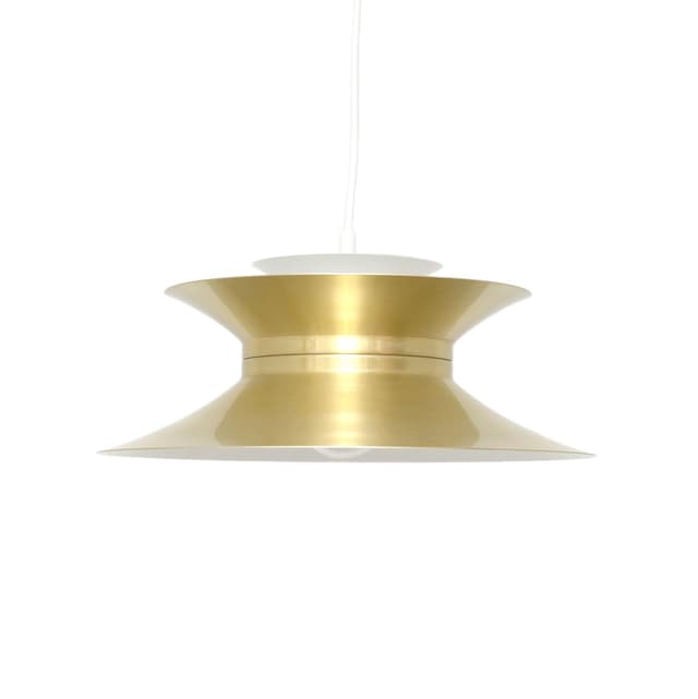 Lampa wisząca, złoty, metal, Vitrika, Dania, lata 70. - WYMIARY
