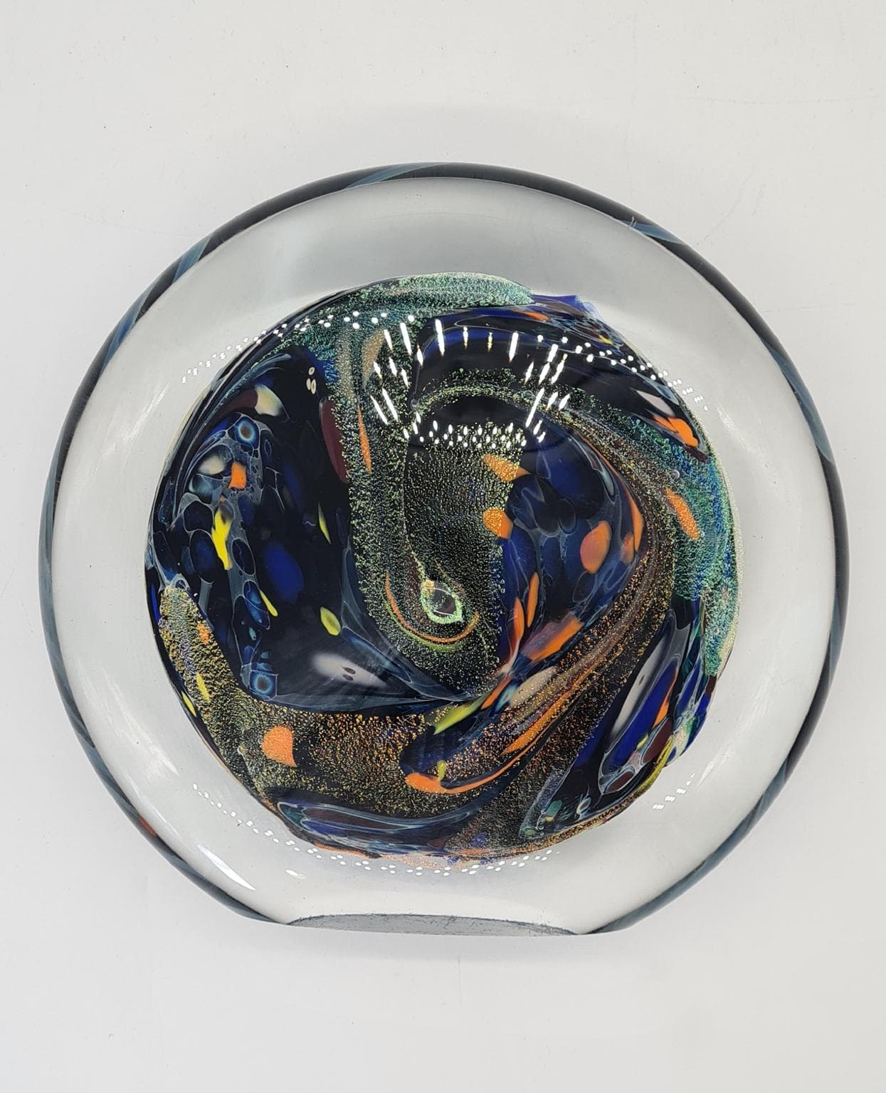 Rzeźba, multikolor, szkło, art. R. Karg, USA, lata 90. - 289581