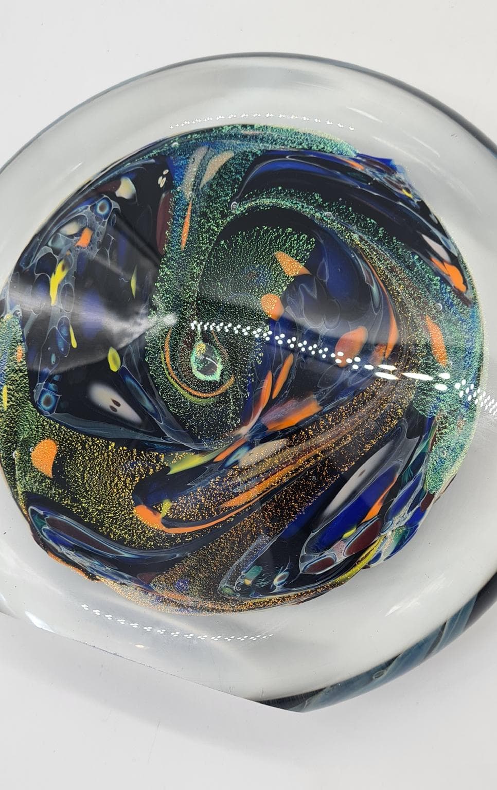 Rzeźba, multikolor, szkło, art. R. Karg, USA, lata 90. - 289583