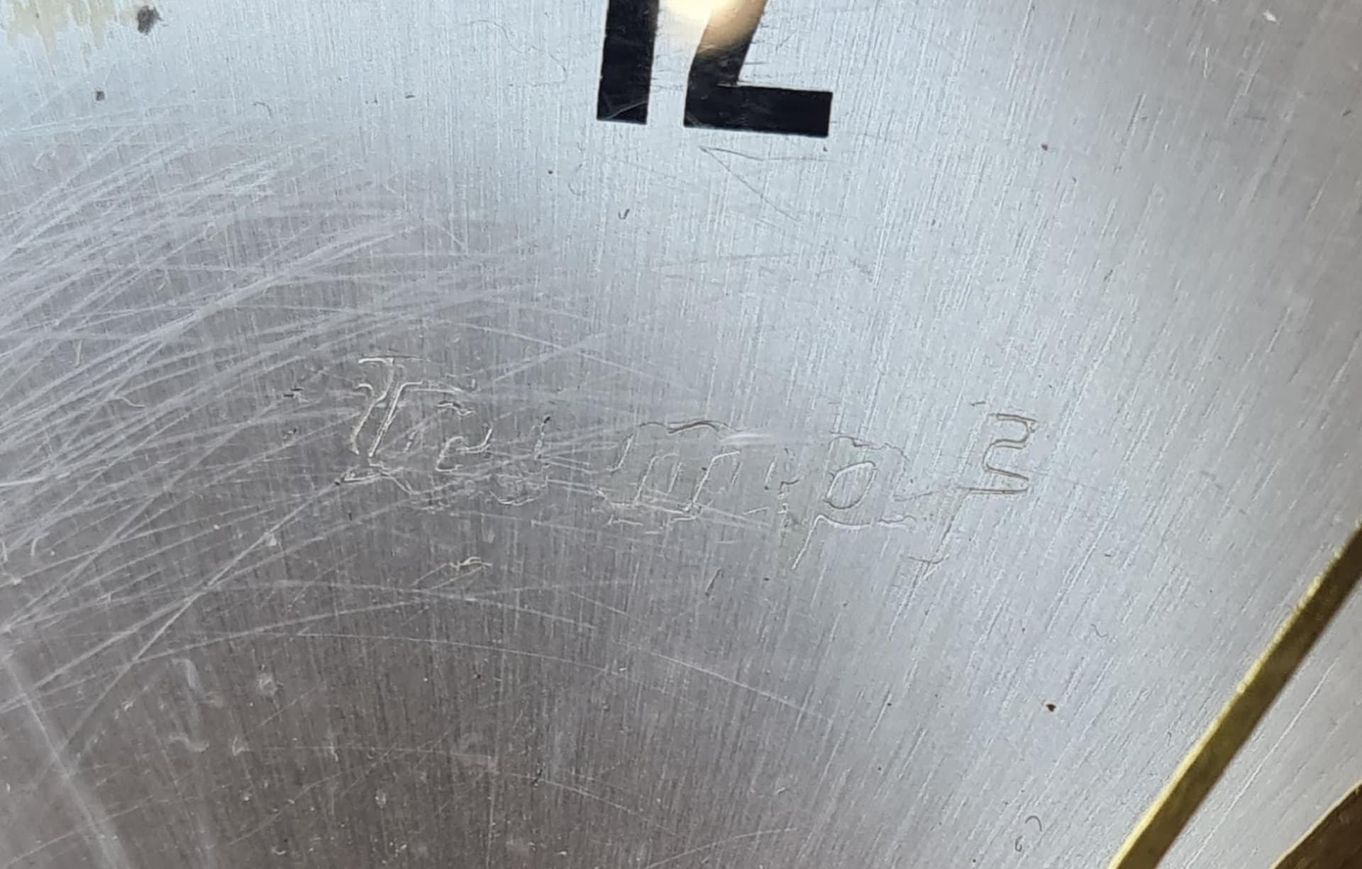 Zegar ścienny Mid-Century Modern, brązowy, Niemcy, lata 60. - 289592