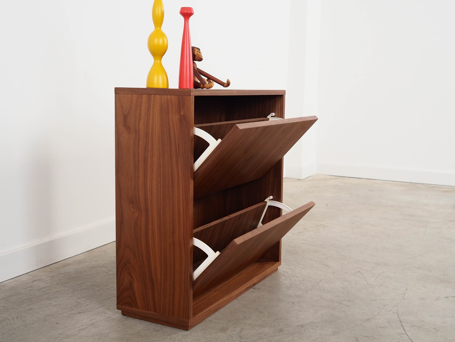 Szafka na buty, skandynawski design, brązowy - 289741