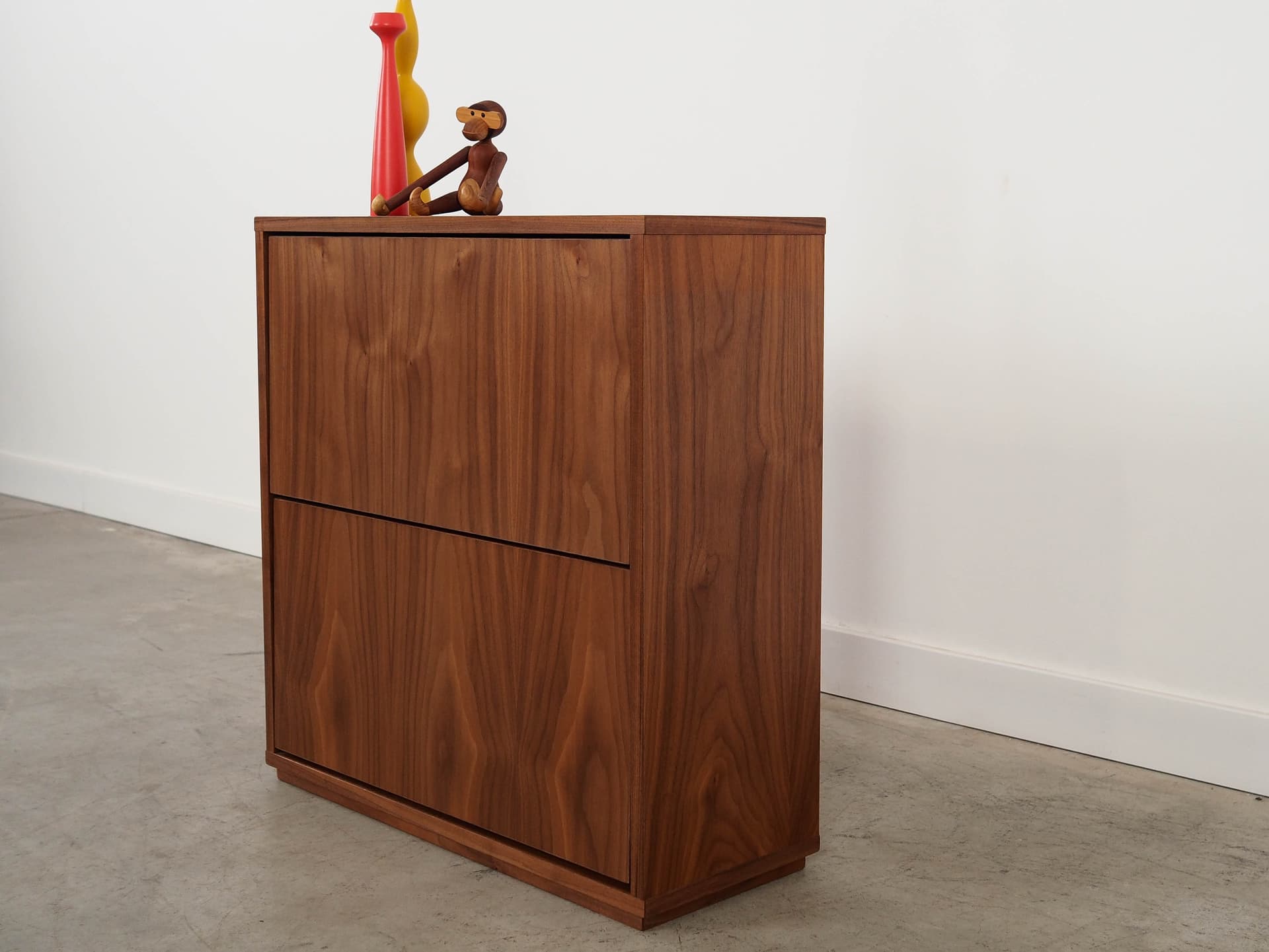 Szafka na buty, skandynawski design, brązowy - 289742