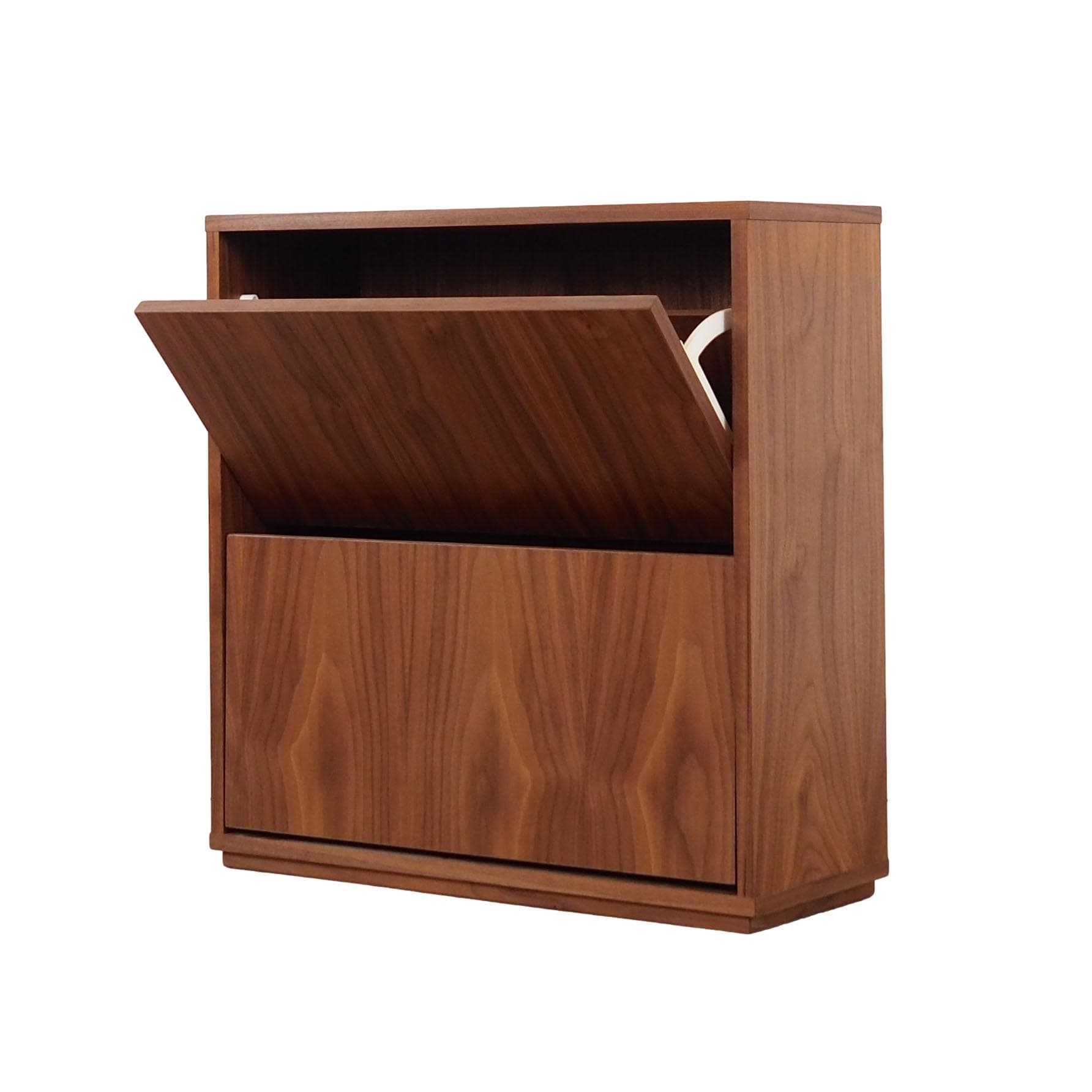 Szafka na buty, skandynawski design, brązowy