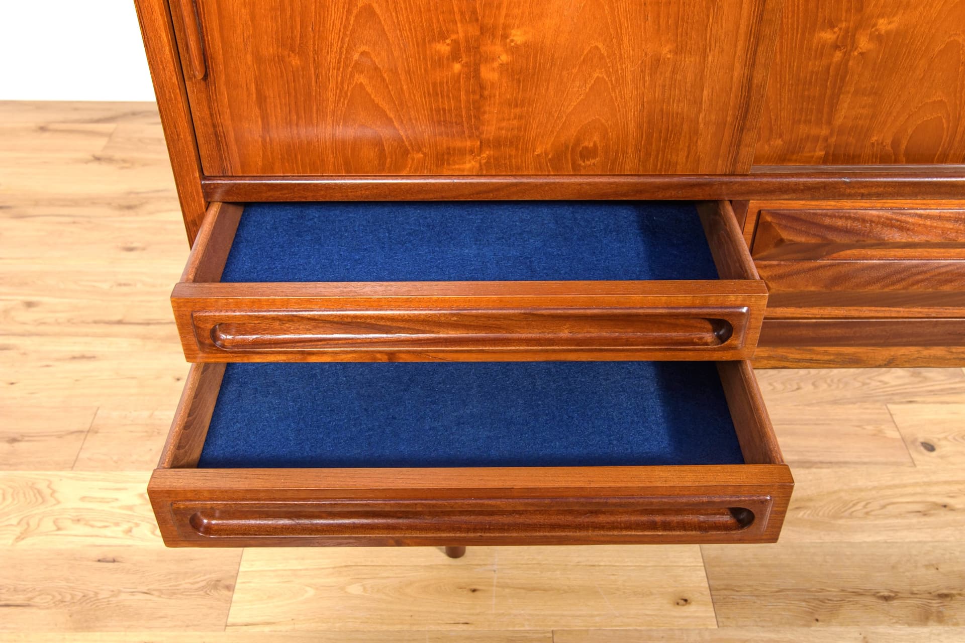 Komoda, teak, brązowy, Dania, lata 60. - 289796