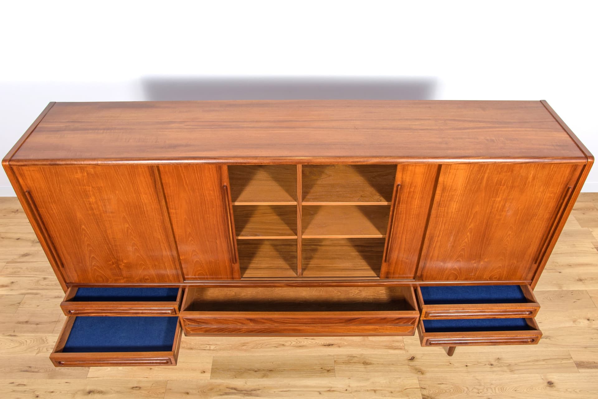 Komoda, teak, brązowy, Dania, lata 60. - 289792