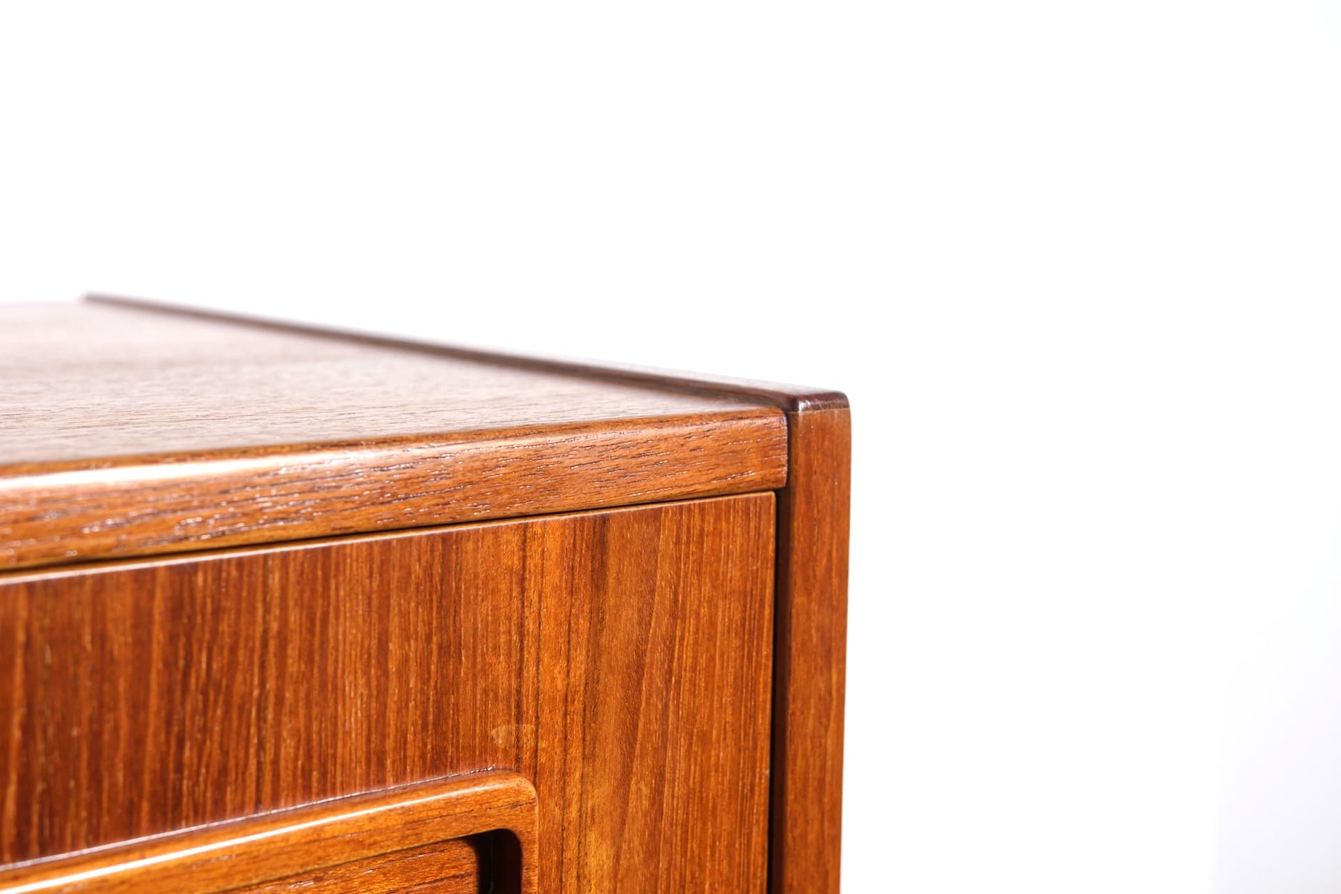 Komoda, teak brązowy, proj. E. Jensen, Dania, lata 60. - 289840