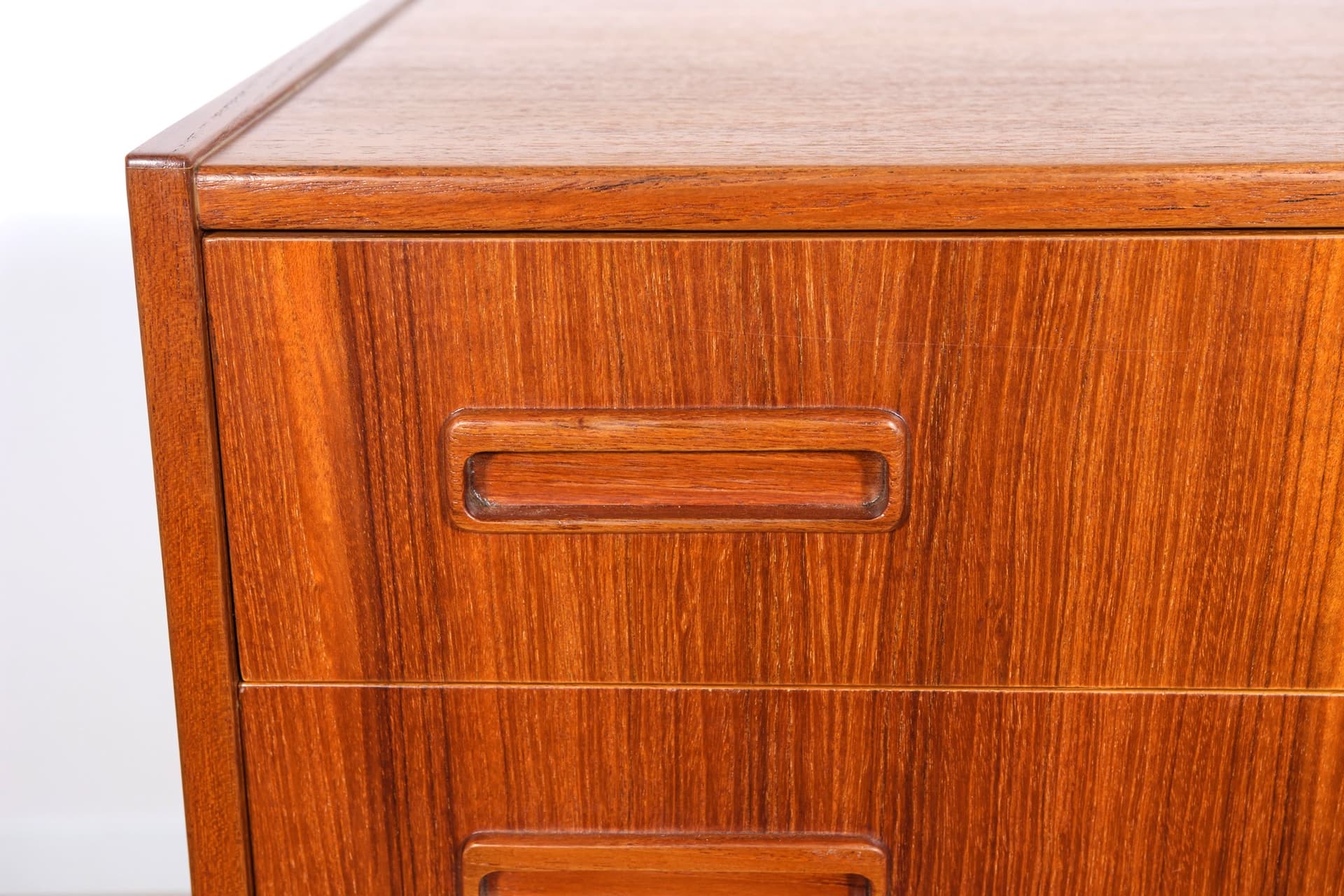 Komoda, teak brązowy, proj. E. Jensen, Dania, lata 60. - 289838