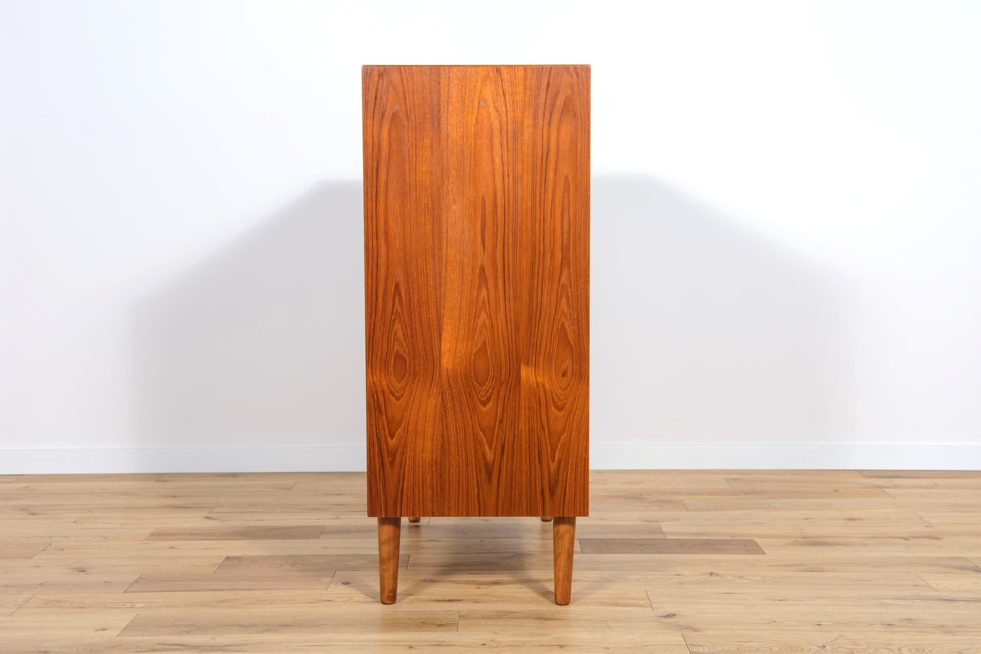 Komoda, teak brązowy, proj. E. Jensen, Dania, lata 60. - 289833