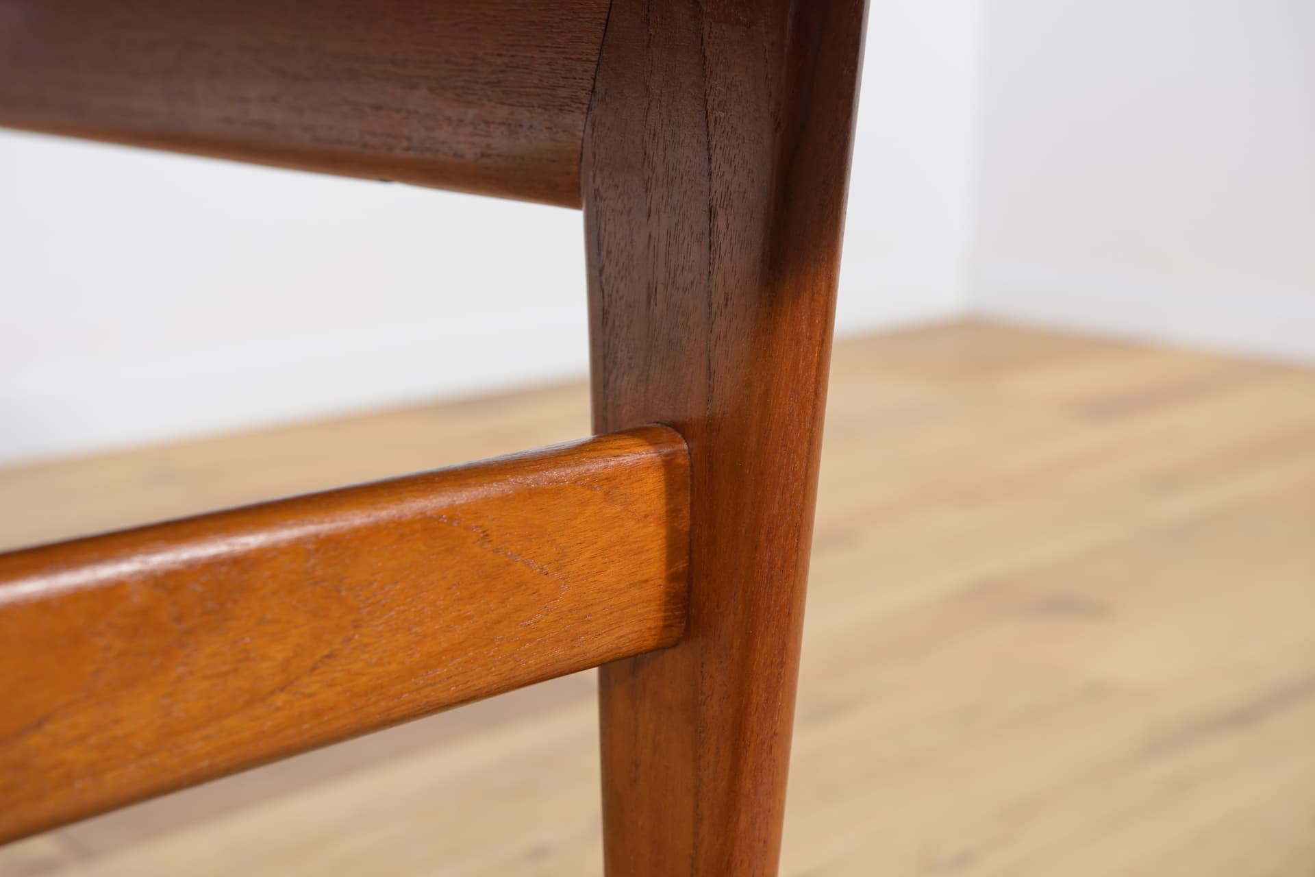 Coffee table, brown teak, by N. O. Møller, Denmark, 1960s. - 289869