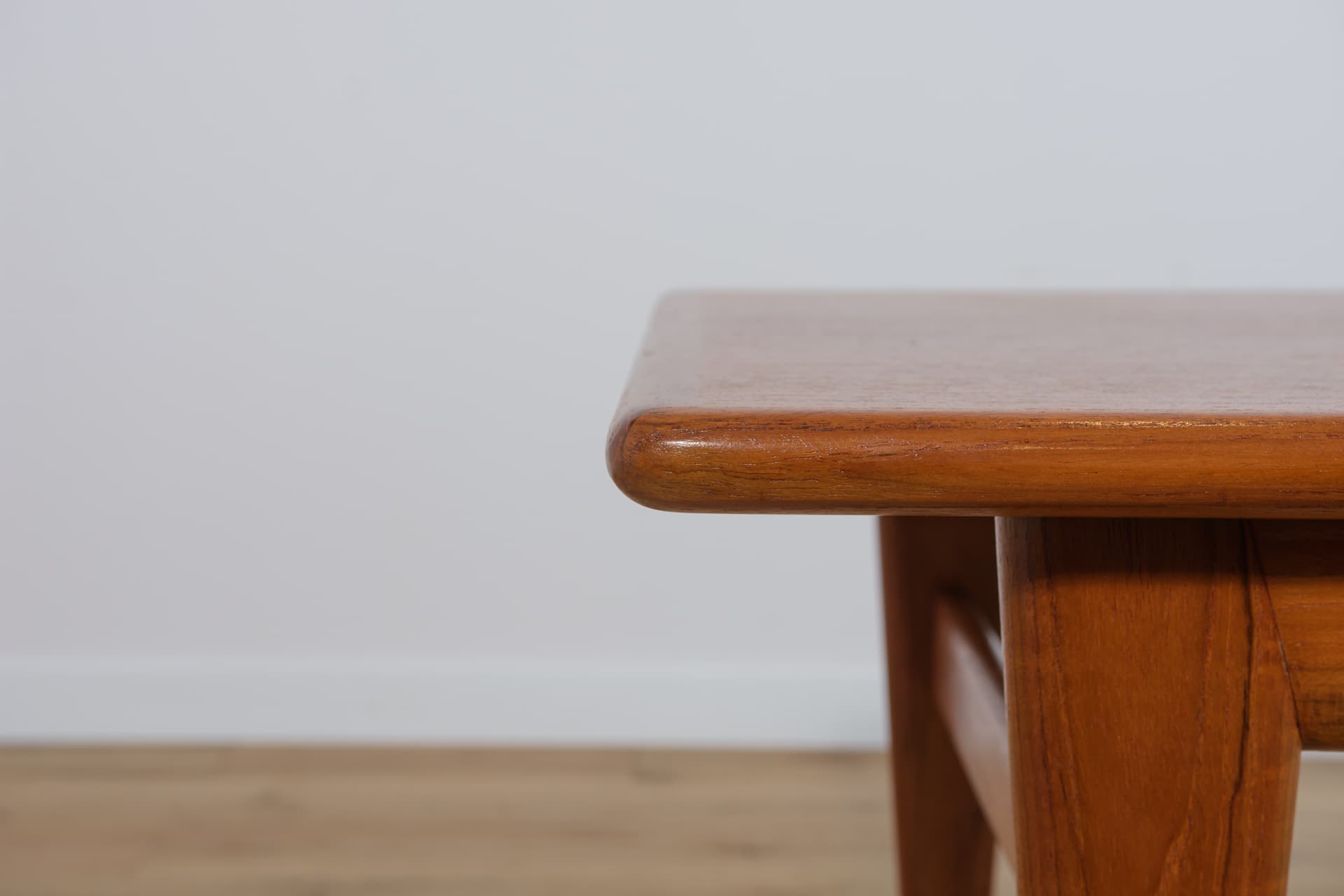 Coffee table, brown teak, by N. O. Møller, Denmark, 1960s. - 289865