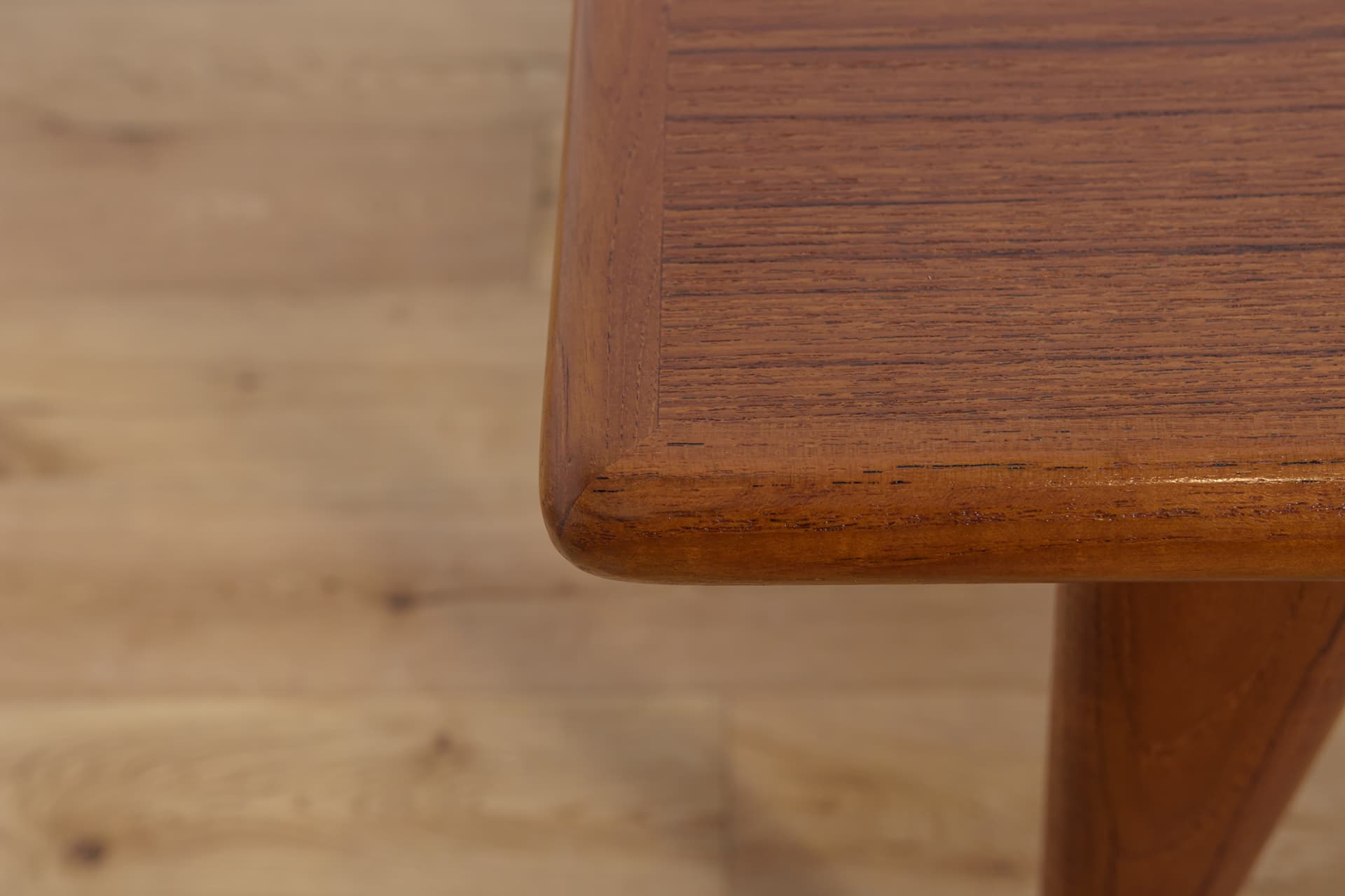 Coffee table, brown teak, by N. O. Møller, Denmark, 1960s. - 289864