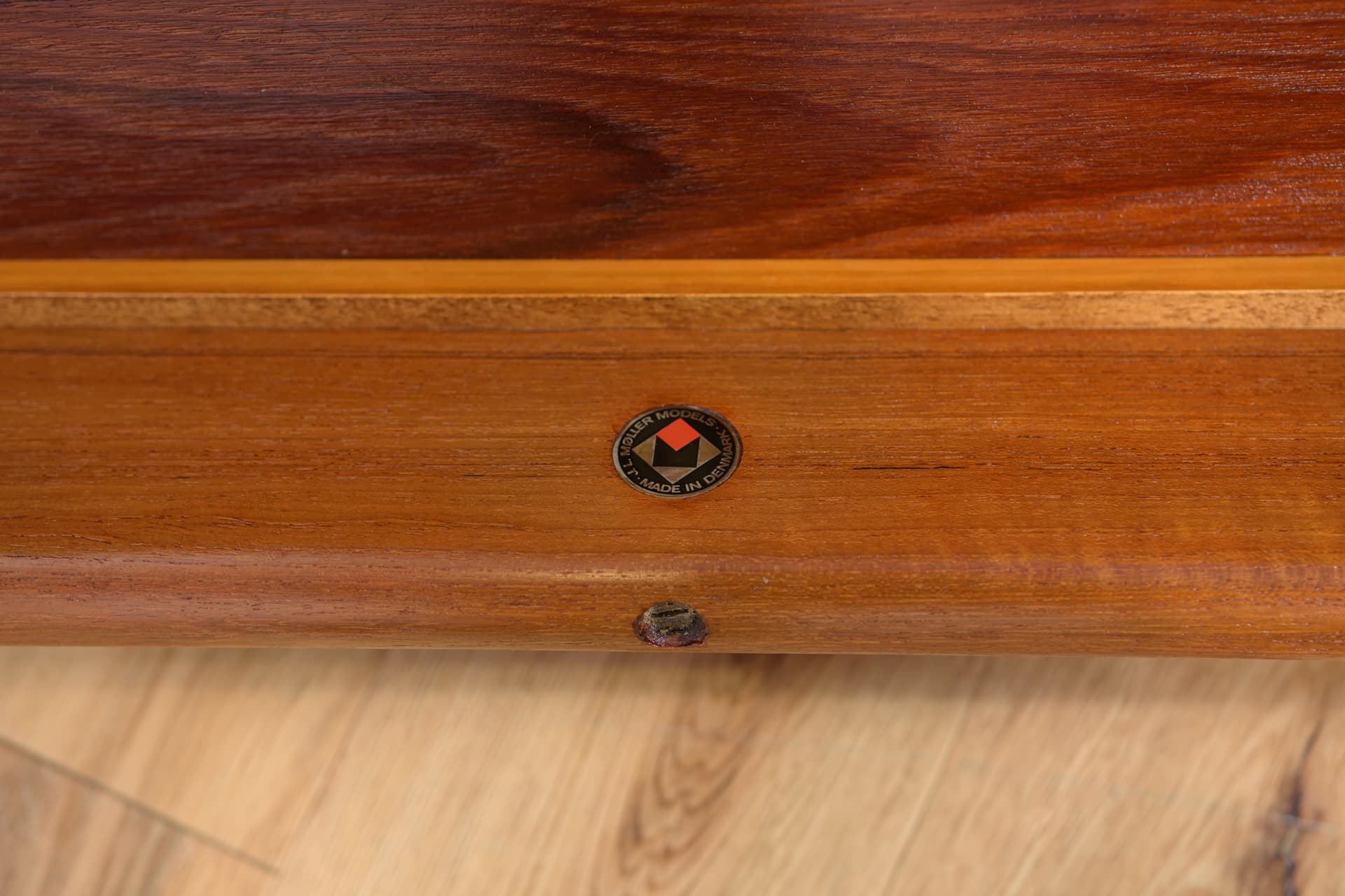 Coffee table, brown teak, by N. O. Møller, Denmark, 1960s. - 289870