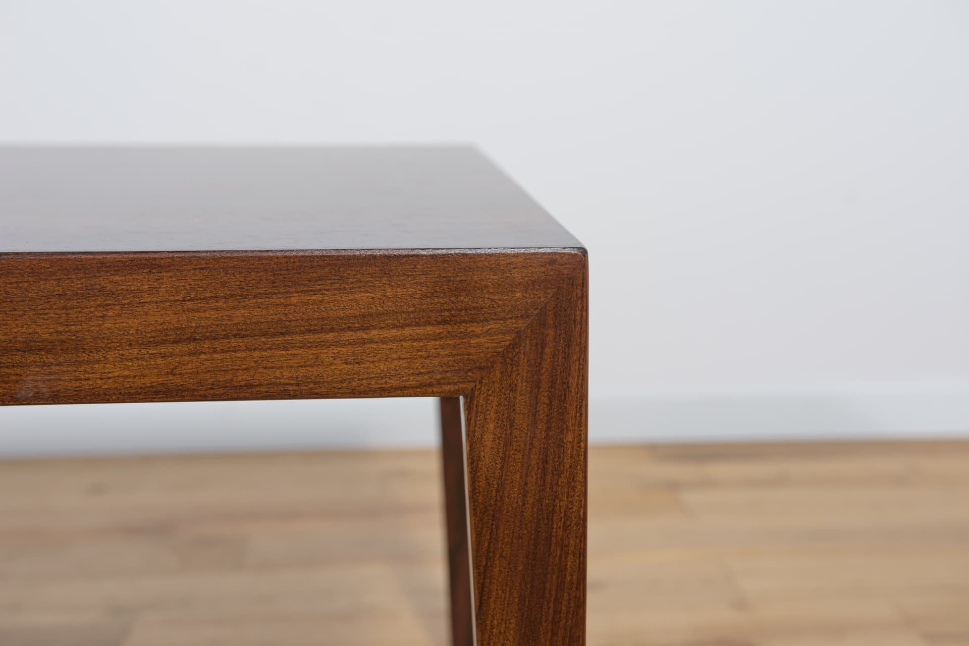 Coffee table, brown rosewood, by S. Hansen, Denmark, 1960s. - 289881