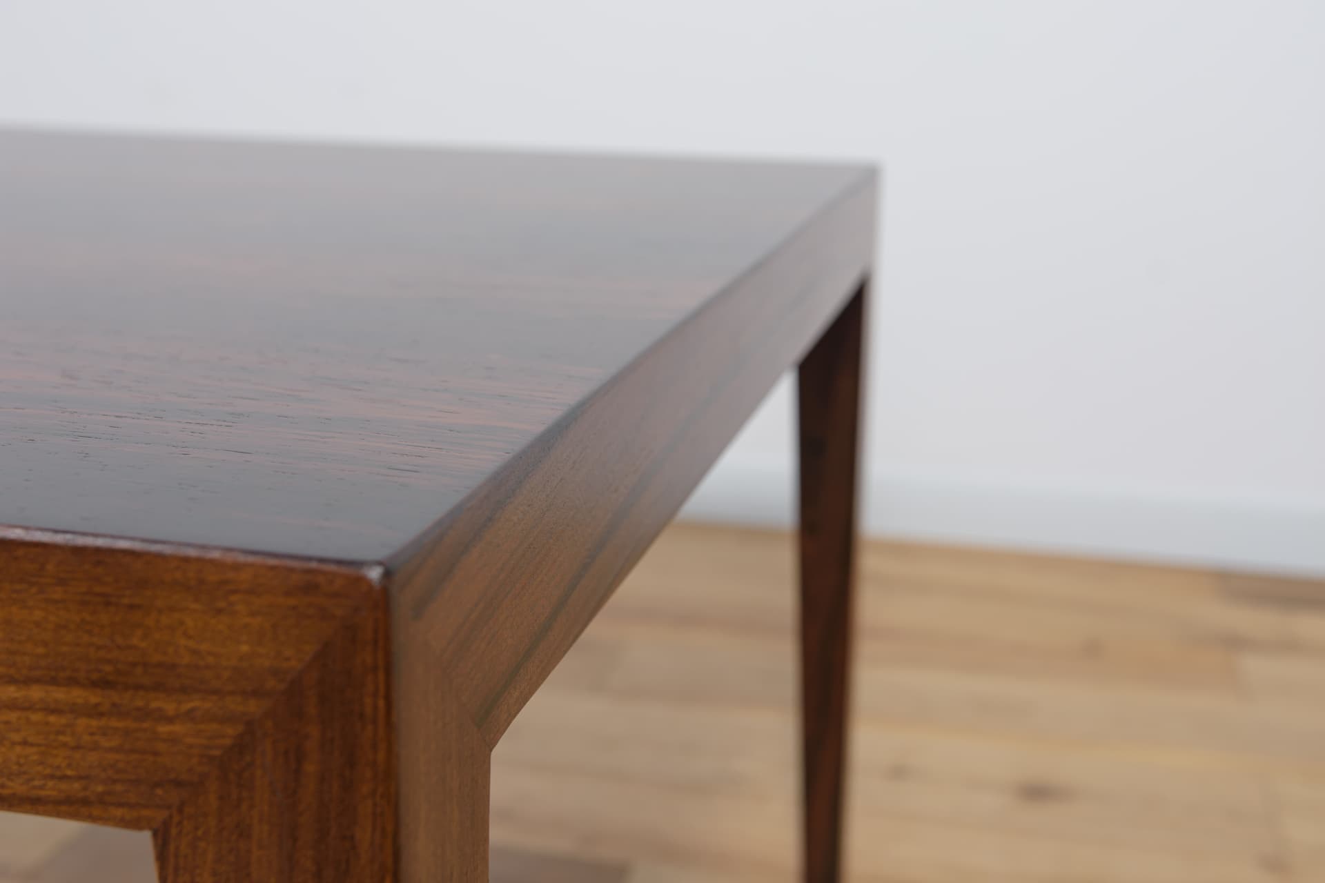 Coffee table, brown rosewood, by S. Hansen, Denmark, 1960s. - 289884