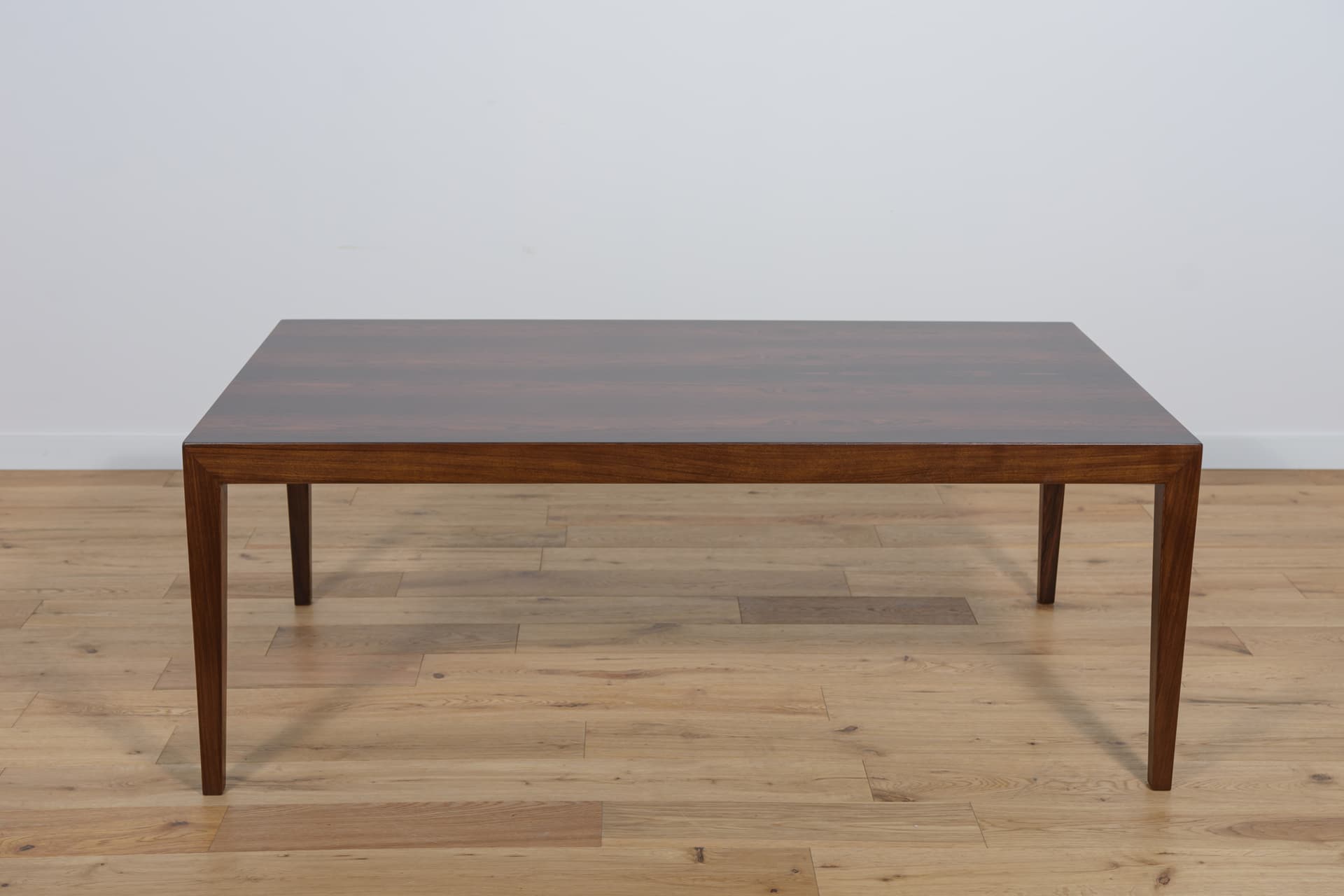 Coffee table, brown rosewood, by S. Hansen, Denmark, 1960s. - 289875