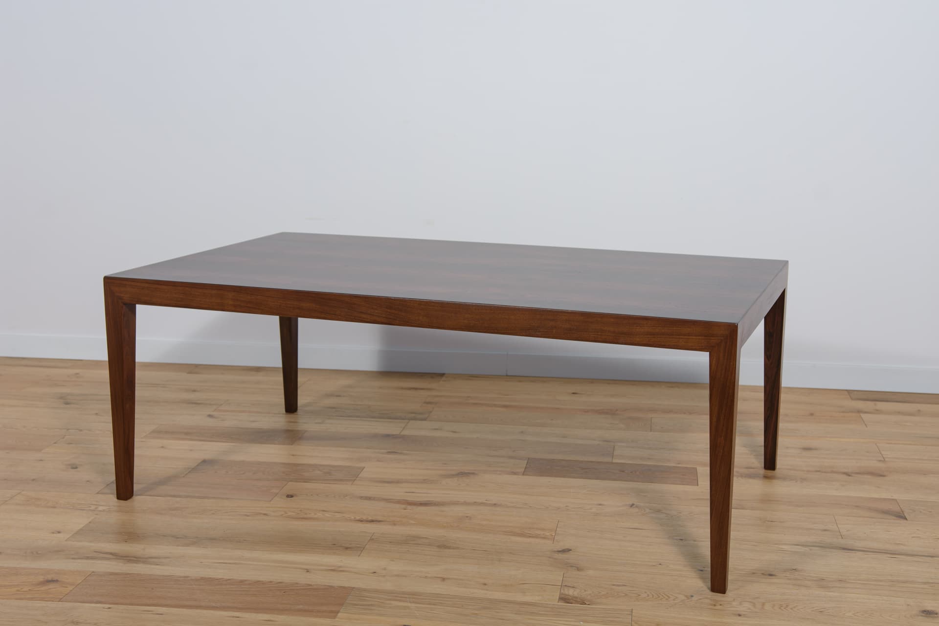 Coffee table, brown rosewood, by S. Hansen, Denmark, 1960s. - 289873