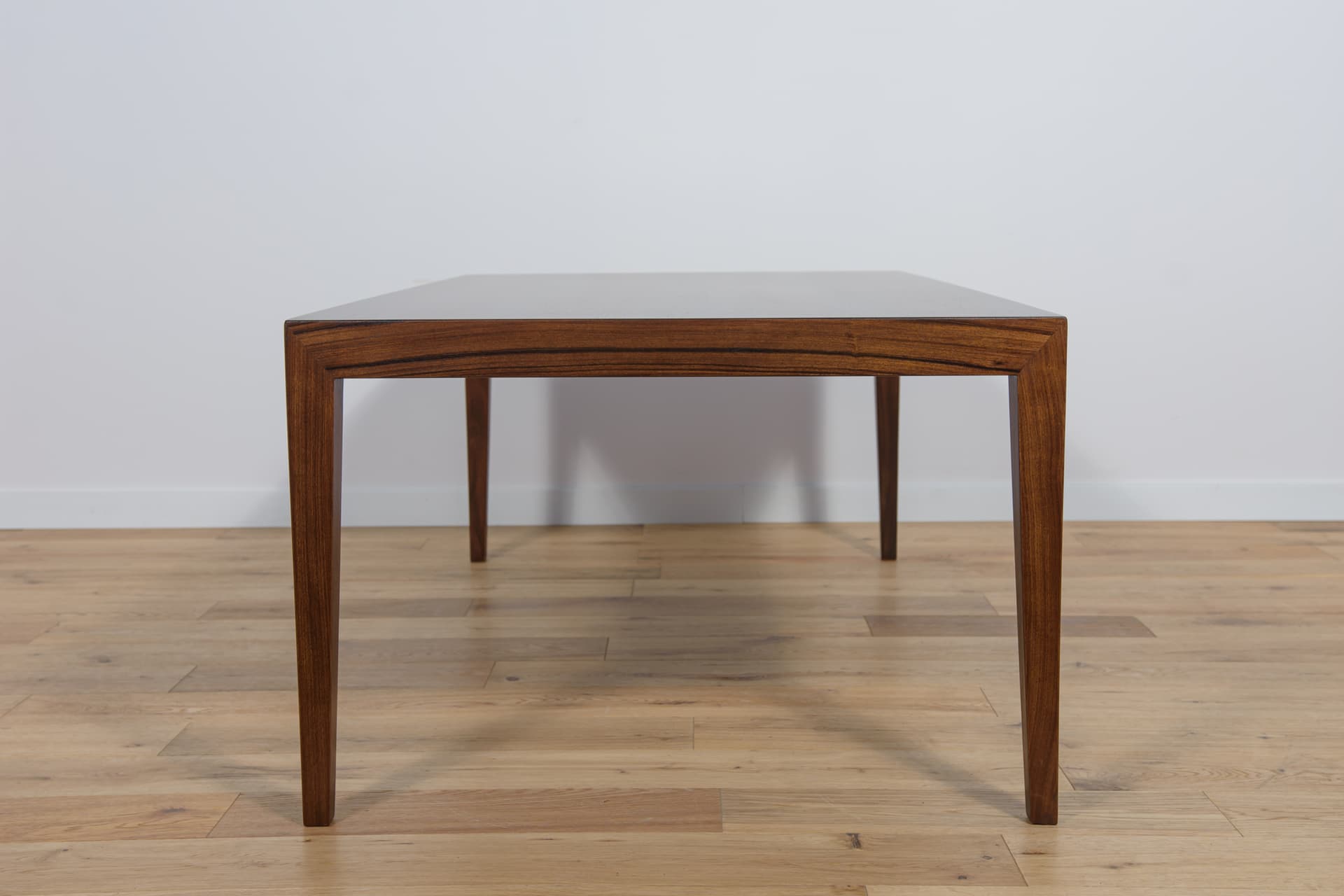 Coffee table, brown rosewood, by S. Hansen, Denmark, 1960s. - 289880