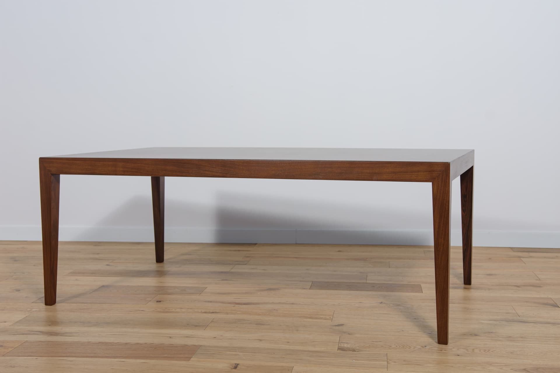 Coffee table, brown rosewood, by S. Hansen, Denmark, 1960s. - 289878