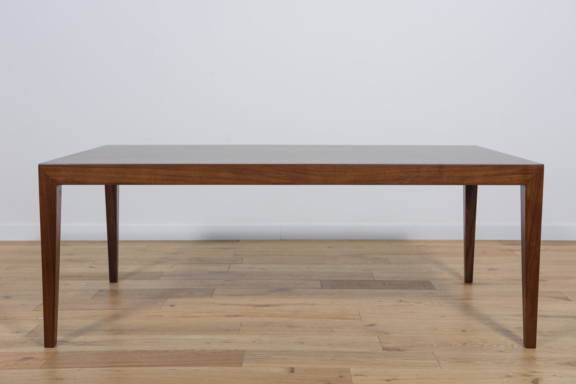 Coffee table, brown rosewood, by S. Hansen, Denmark, 1960s. - 289876