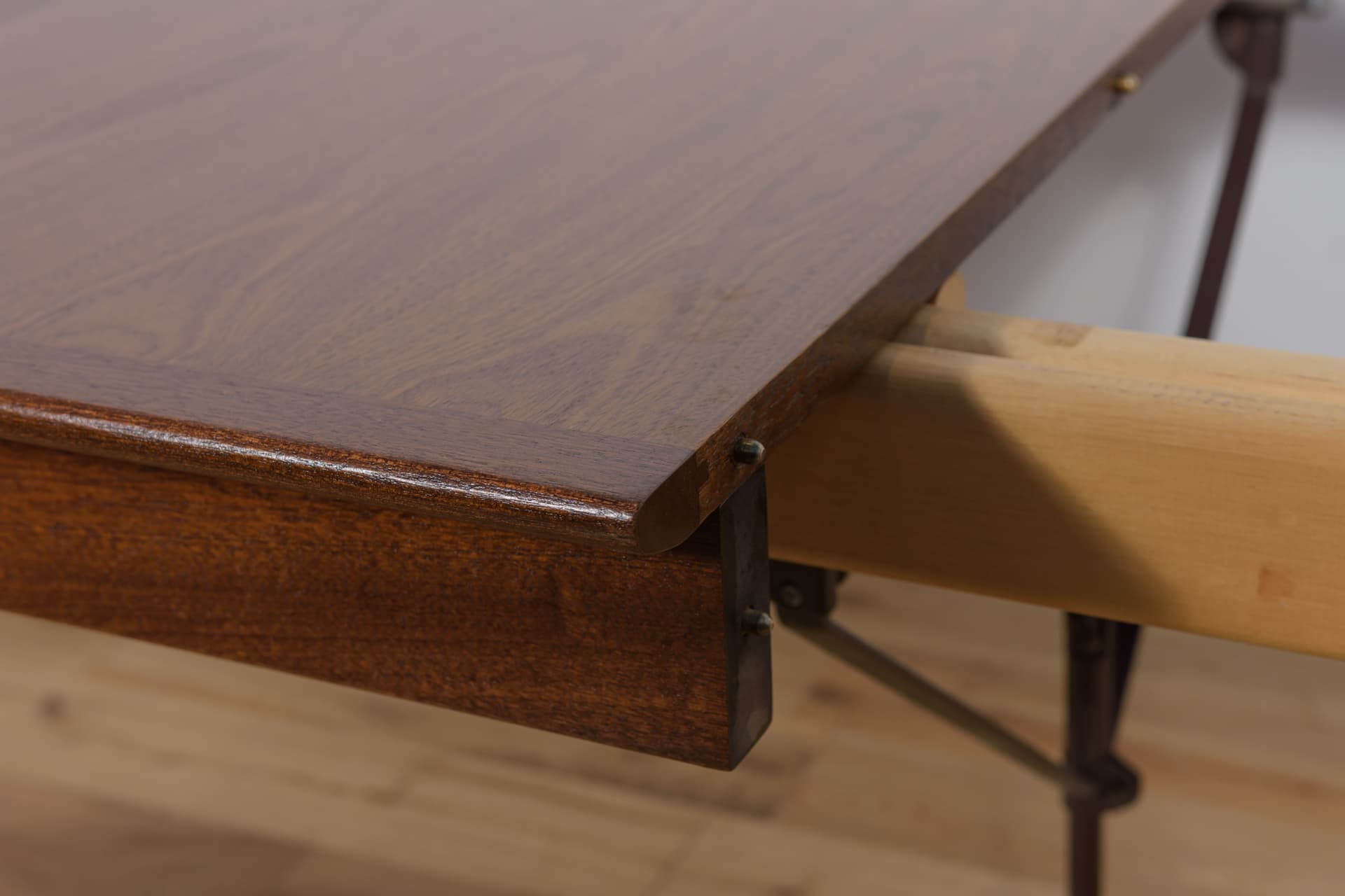 Dining table, brown mahogany, by O. Wanscher, Cado, Denmark, 1960s. - 289898