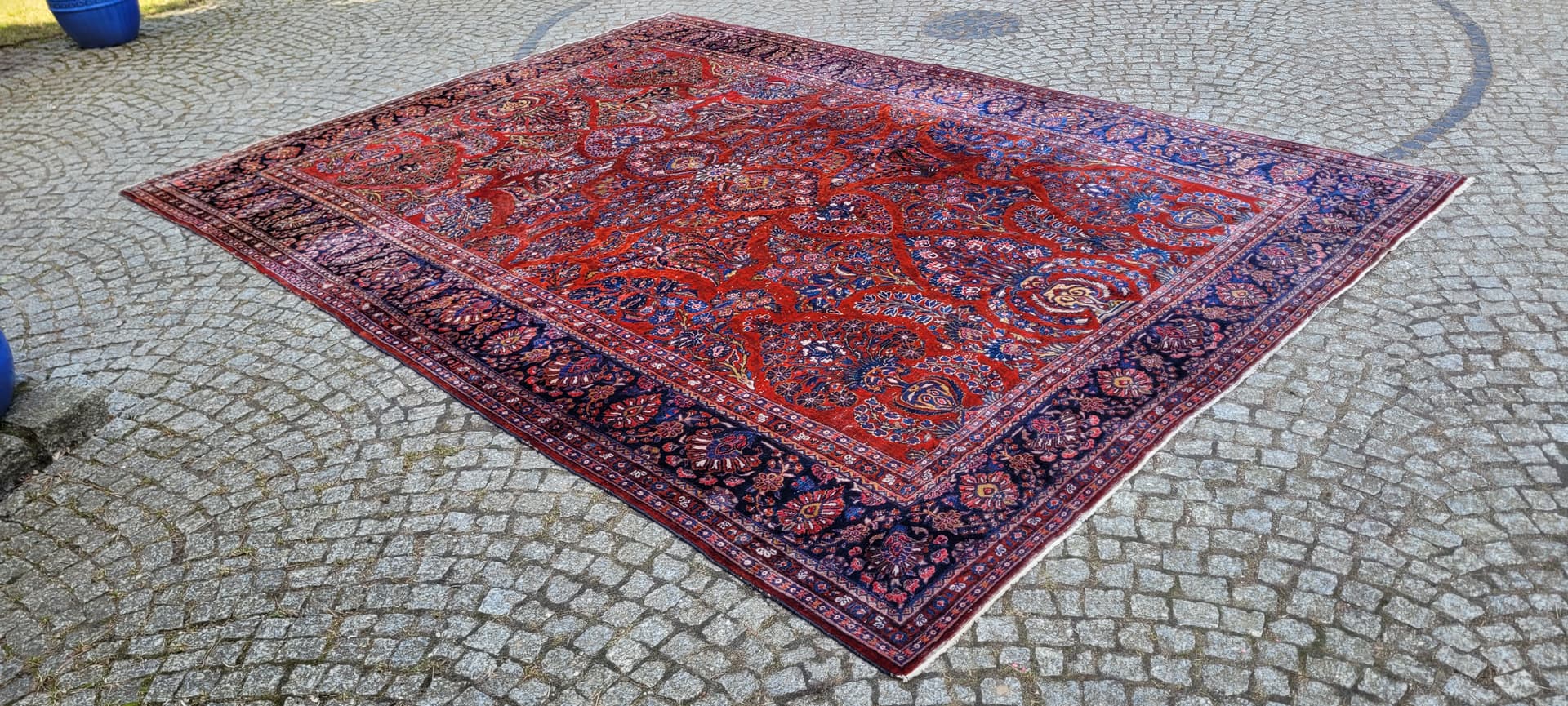 Dywan American Sarough 360x260 cm, multikolor, wełna, Iran, początek XX w. - 290064