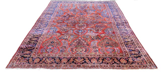 Dywan American Sarough 360x260 cm, multikolor, wełna, Iran, początek XX w. - WYMIARY