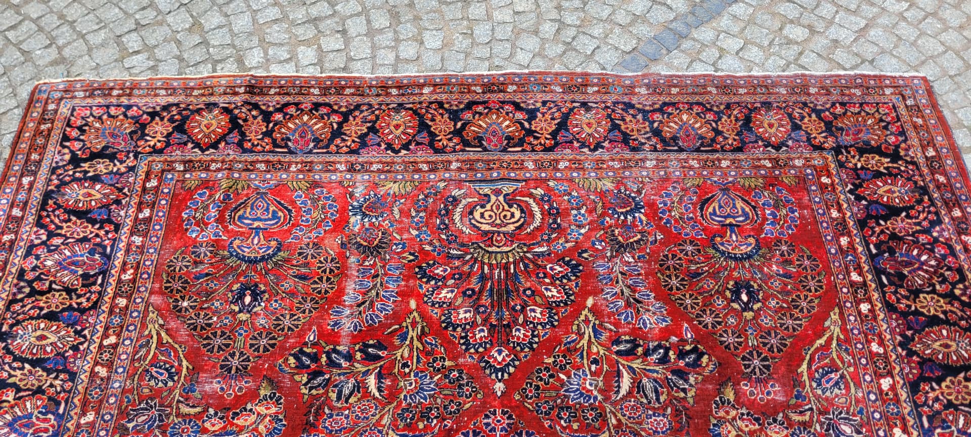 Dywan American Sarough 360x260 cm, multikolor, wełna, Iran, początek XX w. - 290069