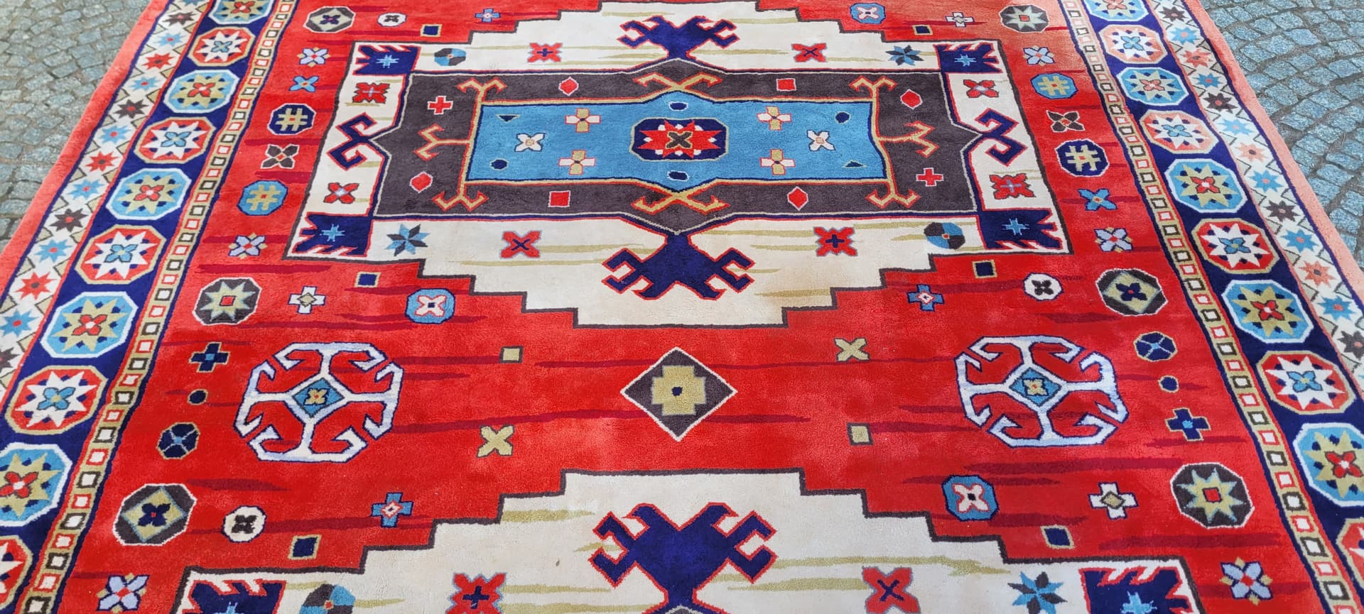 Dywan Art Deco, 300x405 cm, multikolor, wełna, Wietnam - 290072