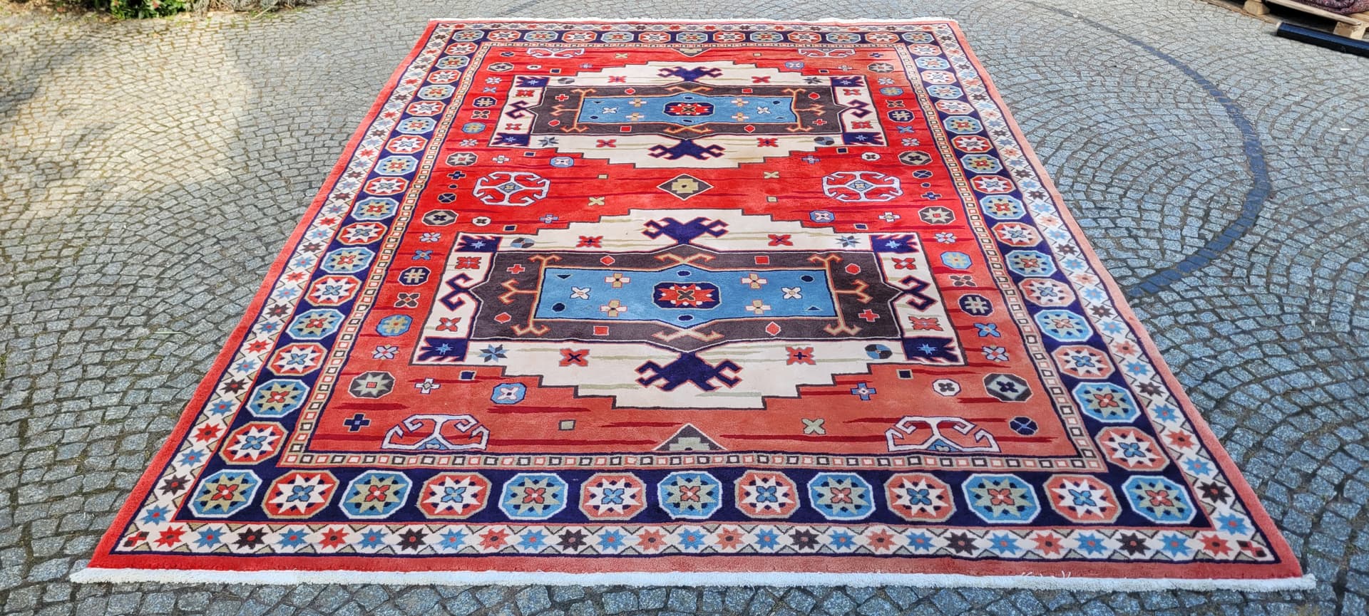 Dywan Art Deco, 300x405 cm, multikolor, wełna, Wietnam - 290078