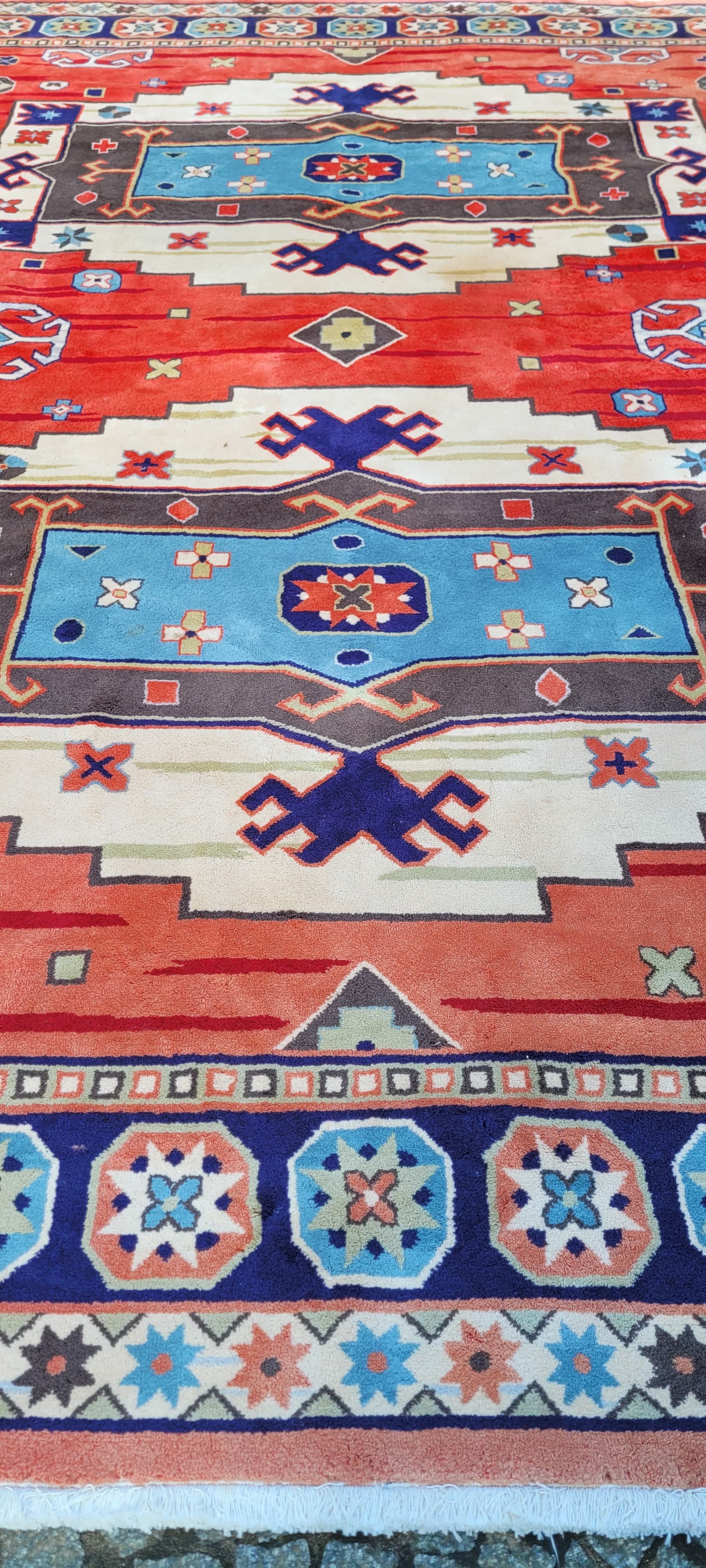 Dywan Art Deco, 300x405 cm, multikolor, wełna, Wietnam - 290074