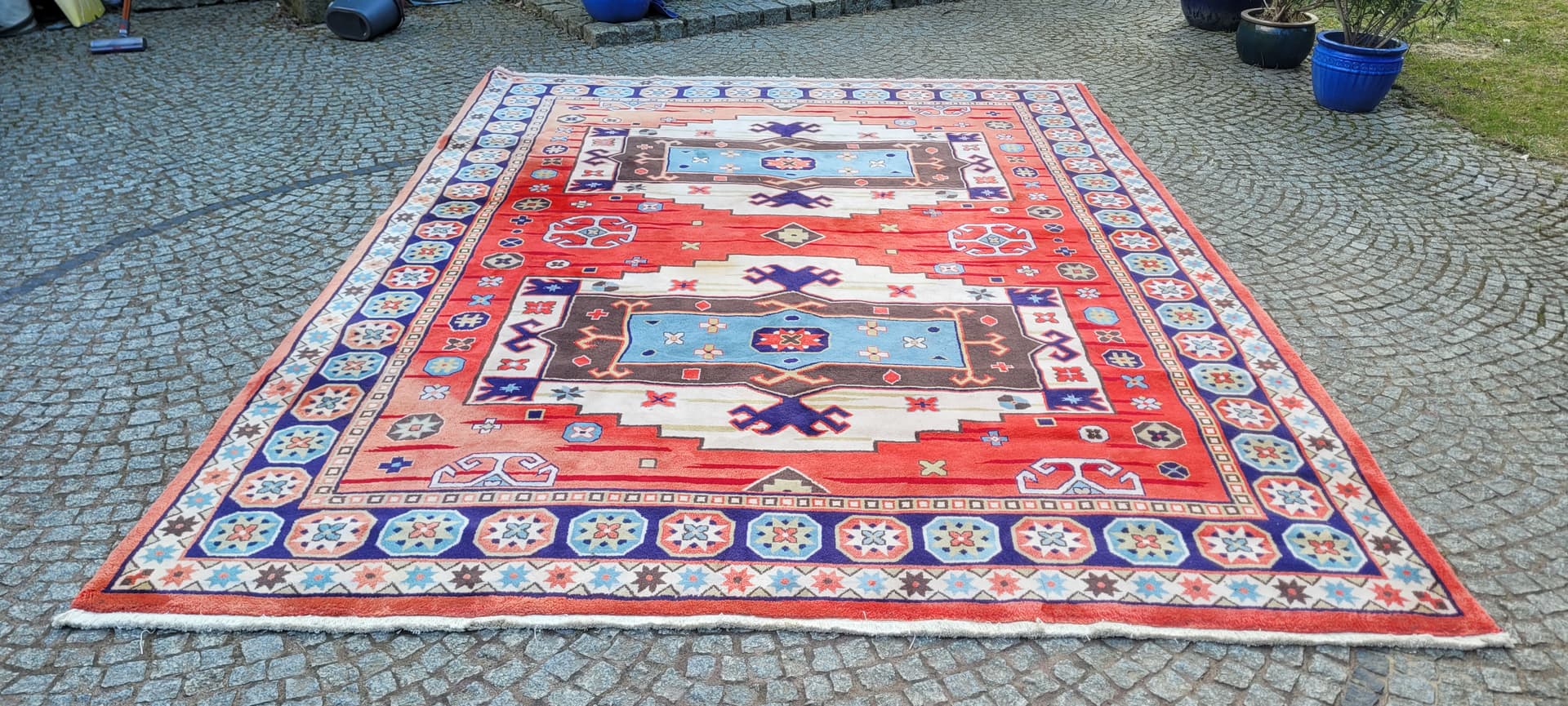 Dywan Art Deco, 300x405 cm, multikolor, wełna, Wietnam - 290082