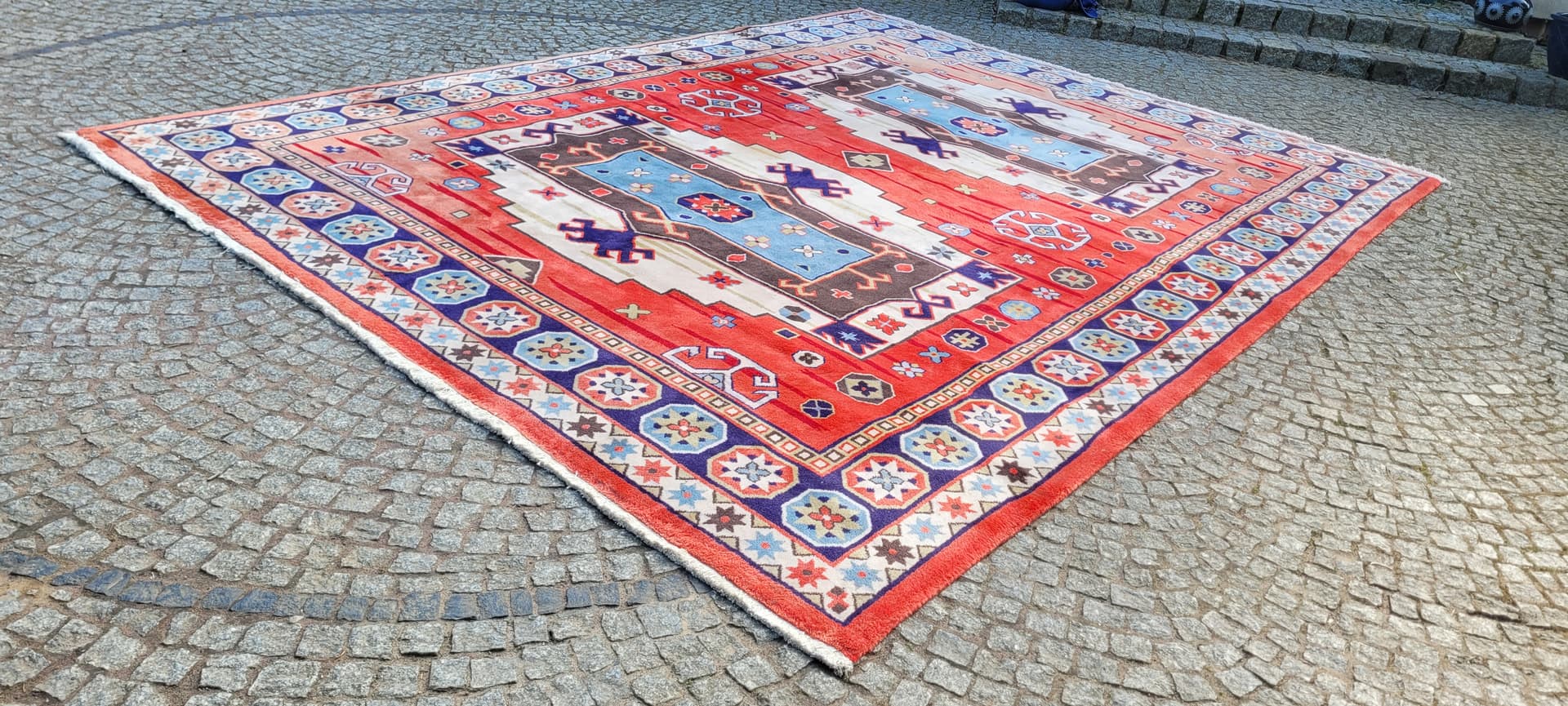 Dywan Art Deco, 300x405 cm, multikolor, wełna, Wietnam - 290084