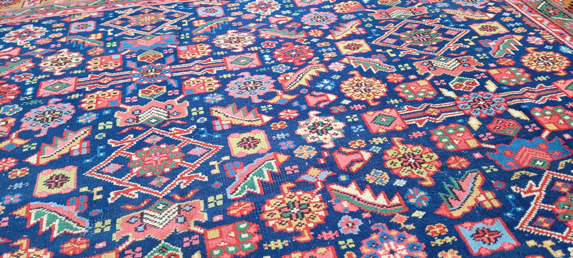 Dywan Heriz, 260x350 cm, multikolor, wełna, Iran, lata 70. - 290098