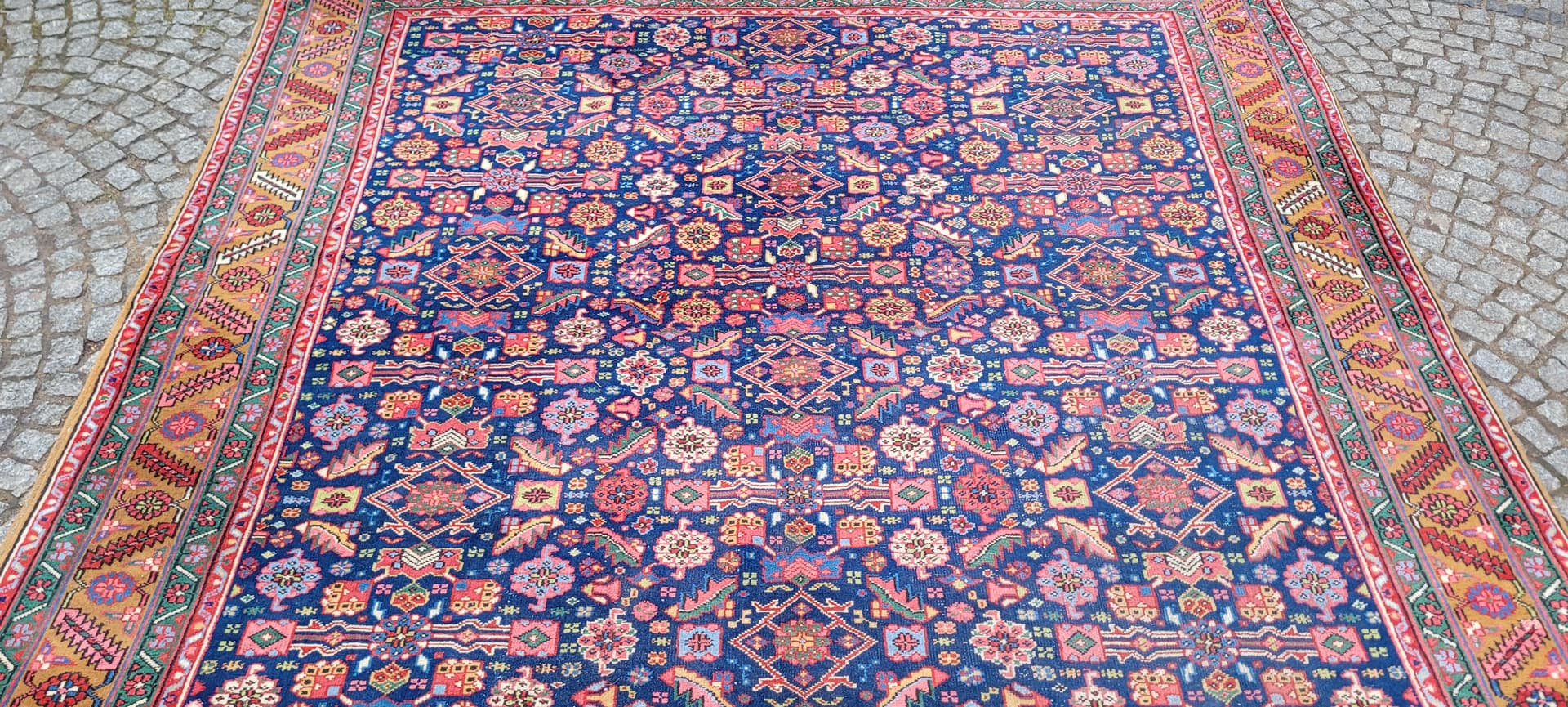 Dywan Heriz, 260x350 cm, multikolor, wełna, Iran, lata 70. - 290093