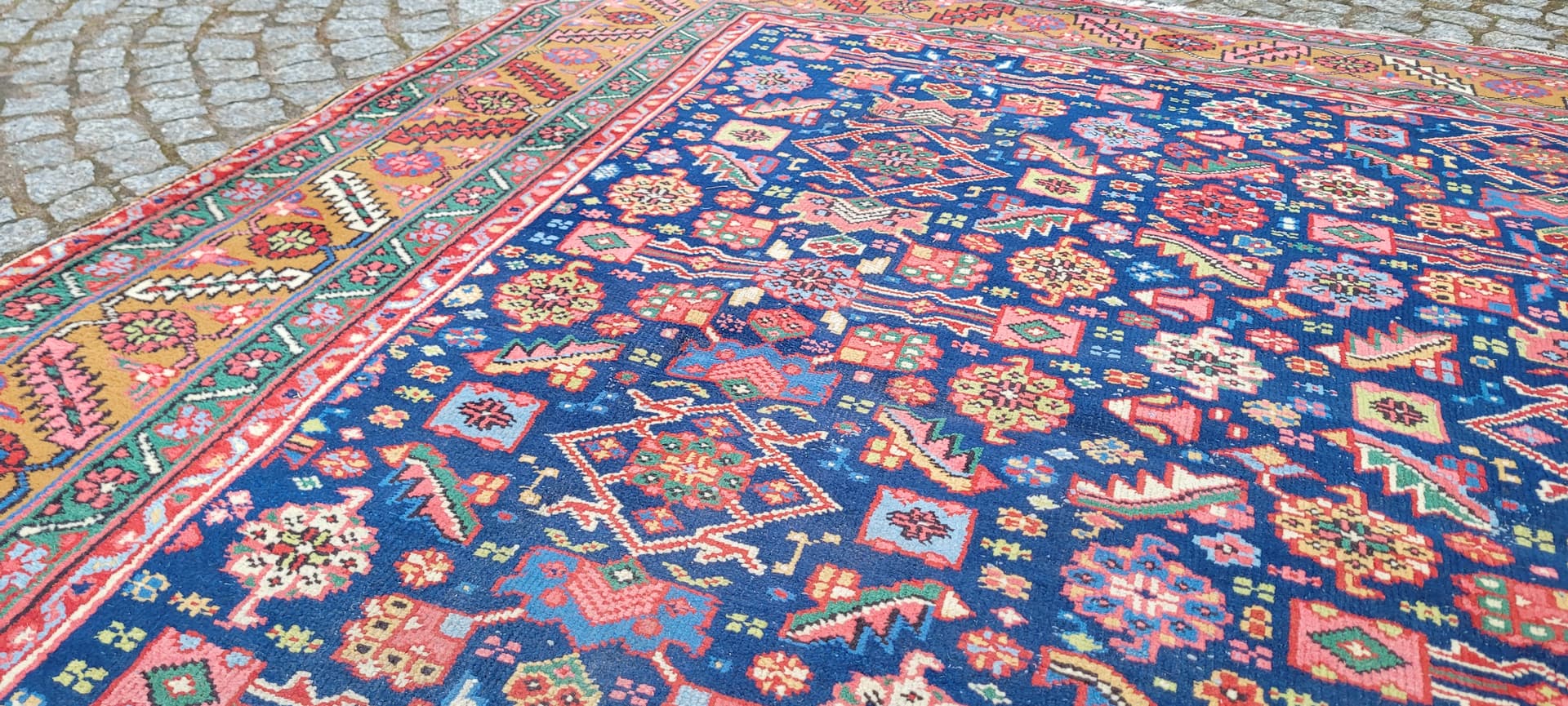 Dywan Heriz, 260x350 cm, multikolor, wełna, Iran, lata 70. - 290097