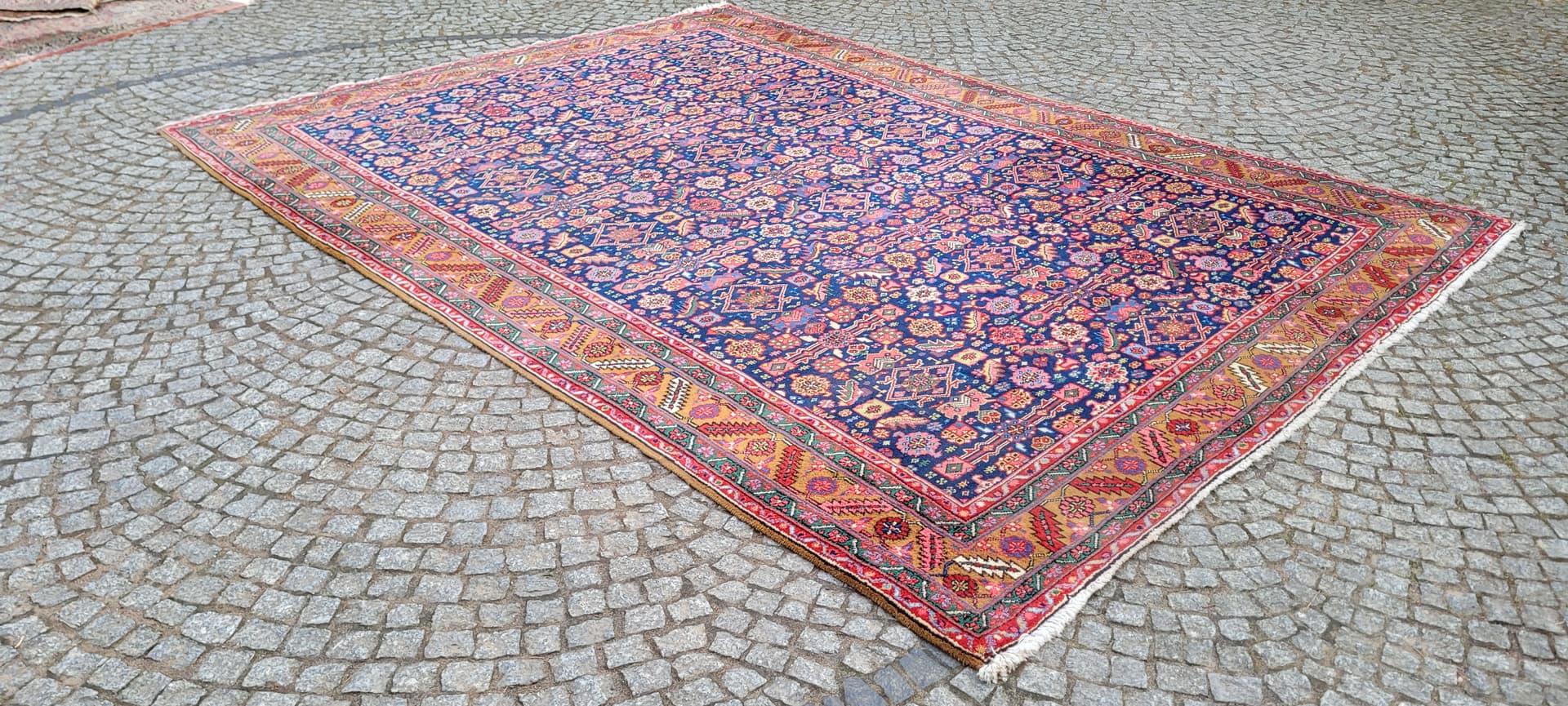 Dywan Heriz, 260x350 cm, multikolor, wełna, Iran, lata 70. - 290090