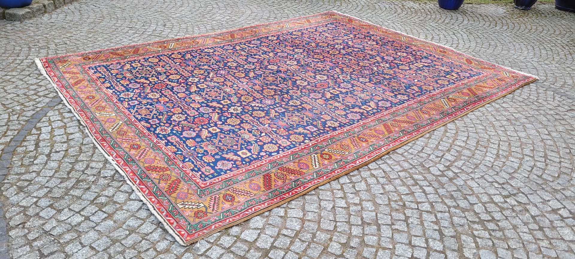 Dywan Heriz, 260x350 cm, multikolor, wełna, Iran, lata 70. - 290089